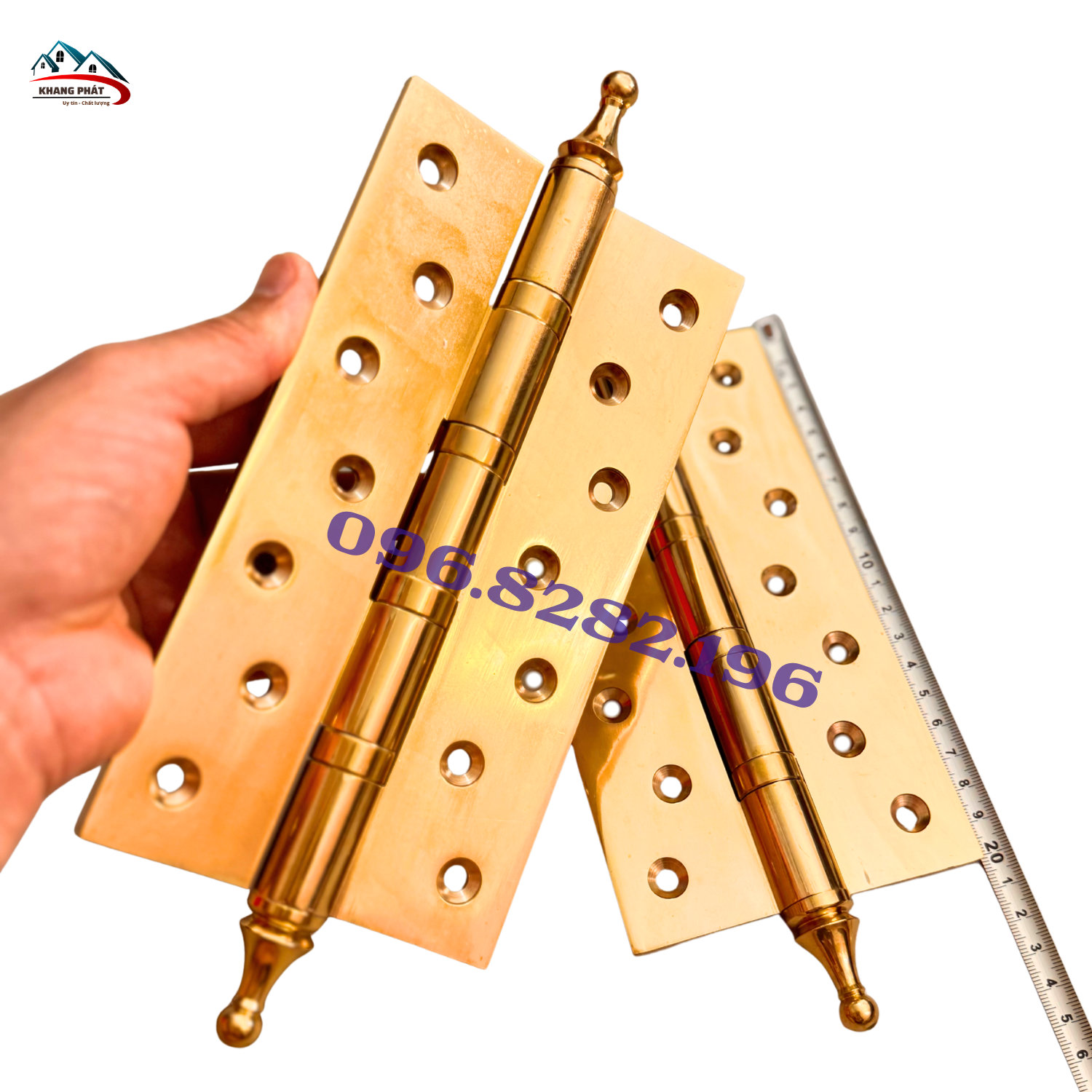 Bản lề lá dùng cho cửa gỗ dày 5 đến 7cm