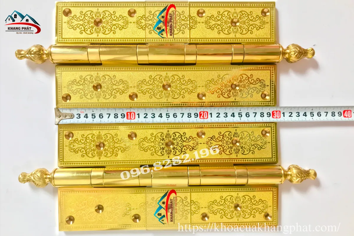 Kích thước chi tiết bản lề đồng 30cm