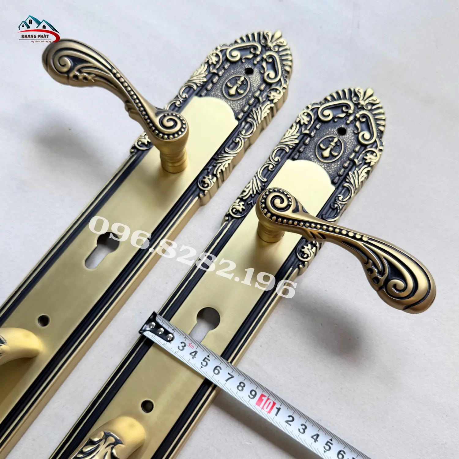 mặt ốp khoá sảnh rộng 7cm