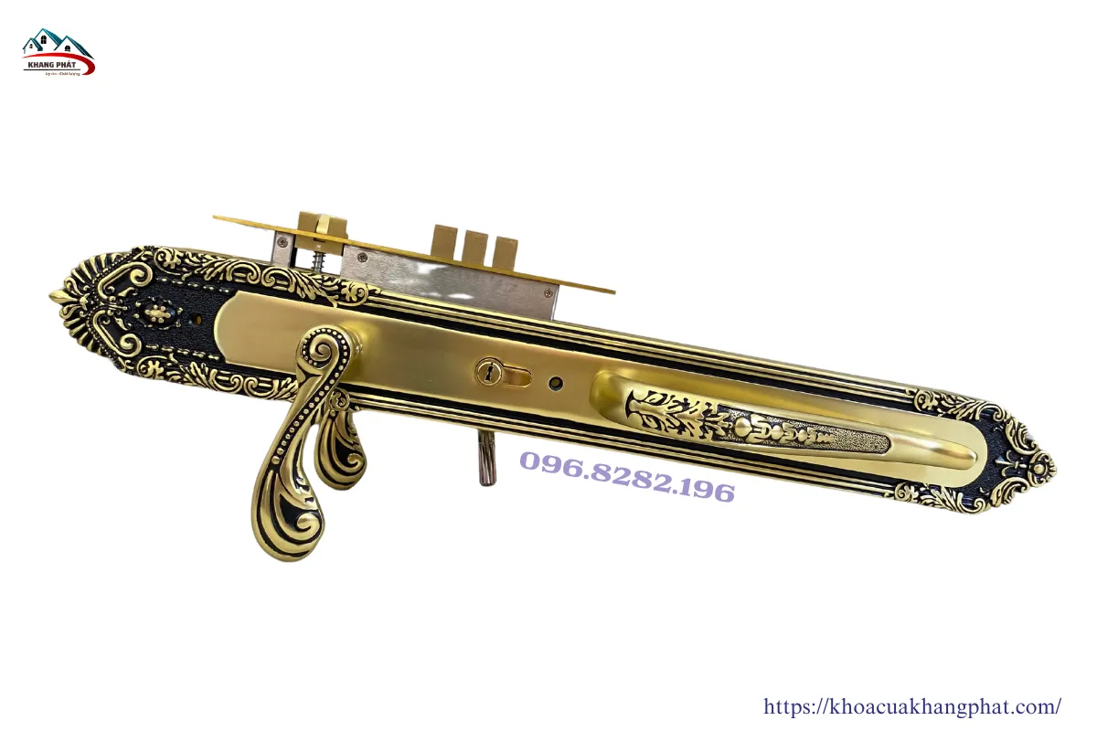 Tay gạt đồng thau khóa KP1818 DFS