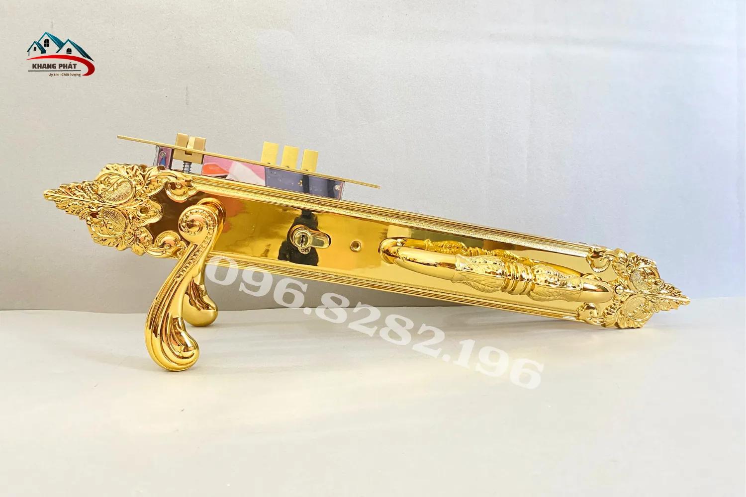 Thân khóa đồng thau đúc đặc lắp ráp hoàn chỉnh