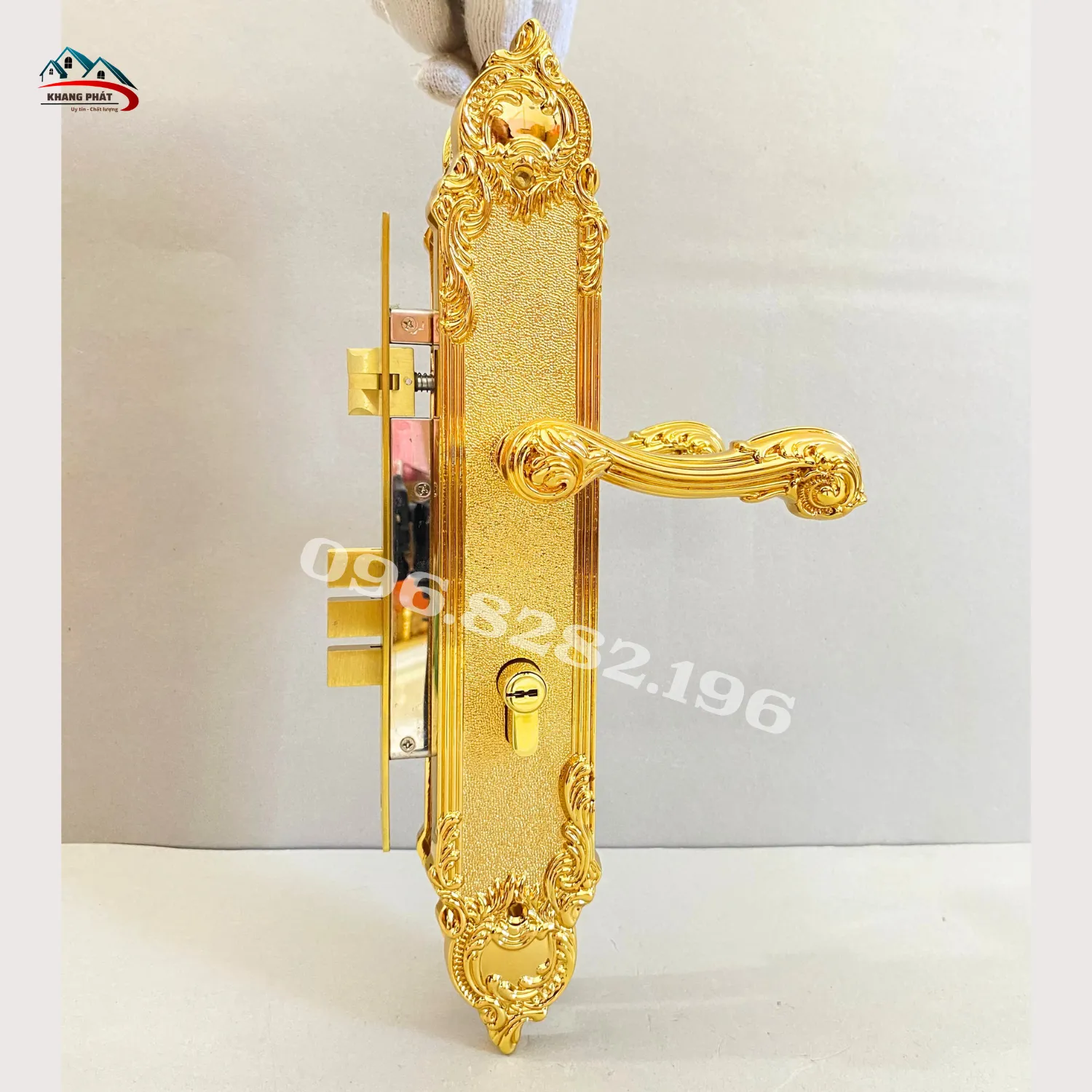 Bộ khóa đồng KP6161 dày dặn chắc chắn