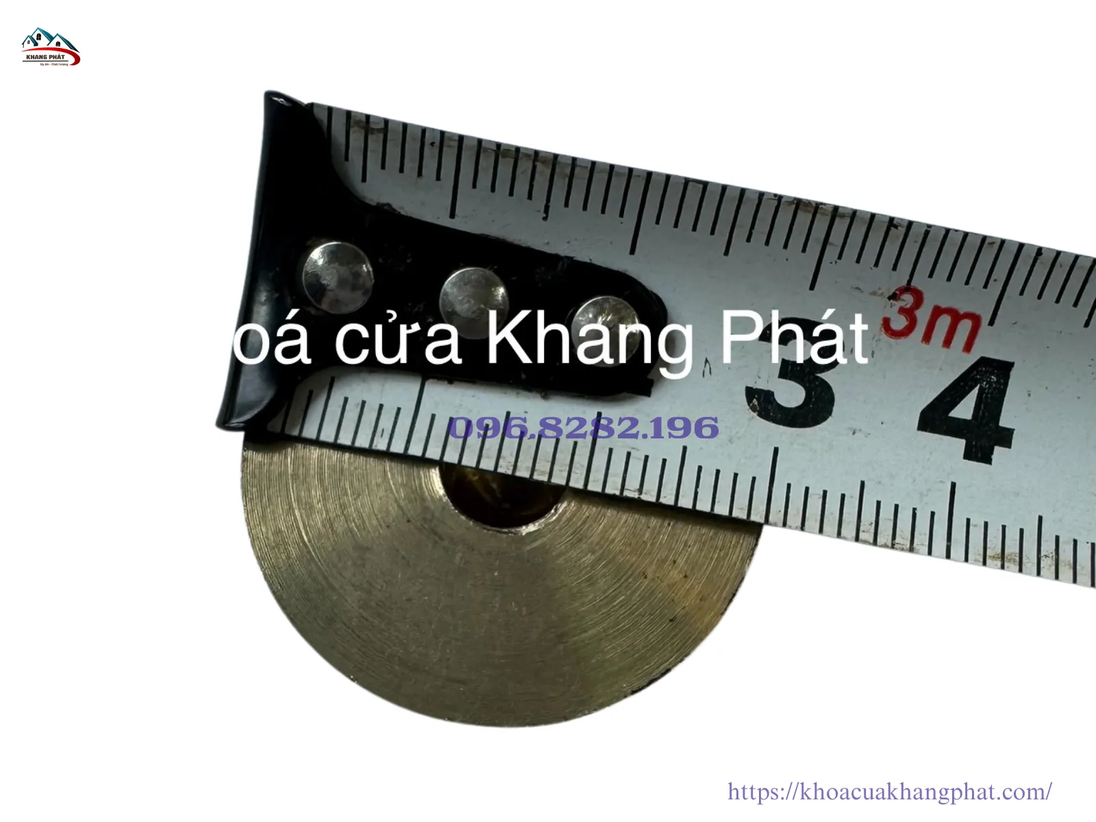 Đinh mũ đồng 3cm kiểu cổ điển dùng cho cổng gỗ lớn