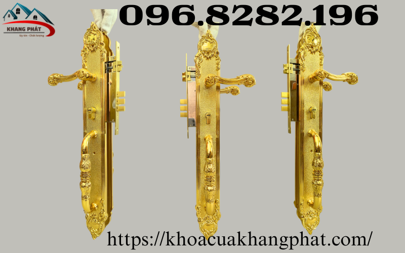 Khóa cửa đại sảnh KP6161-PVD