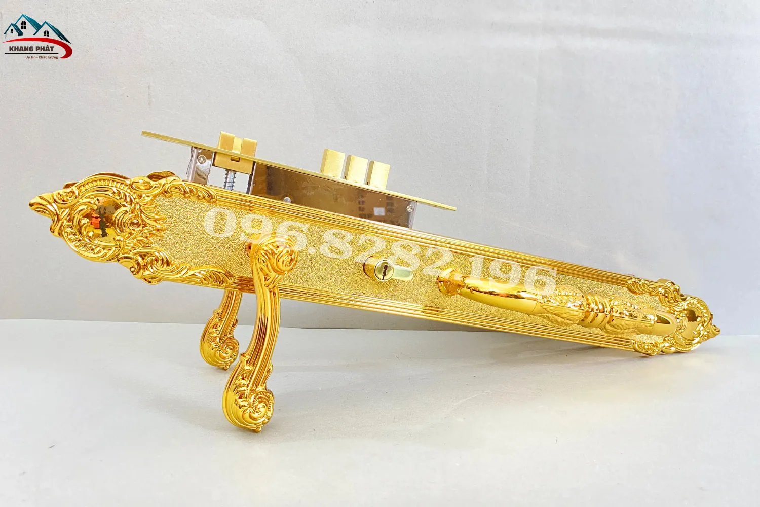 Khoá cửa KP6161 lắp hoàn thiện trên cửa gỗ