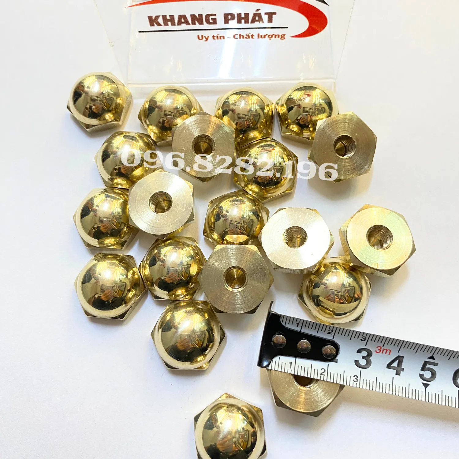 Đinh lục giác đồng 2,5cm dùng cho cửa cổng