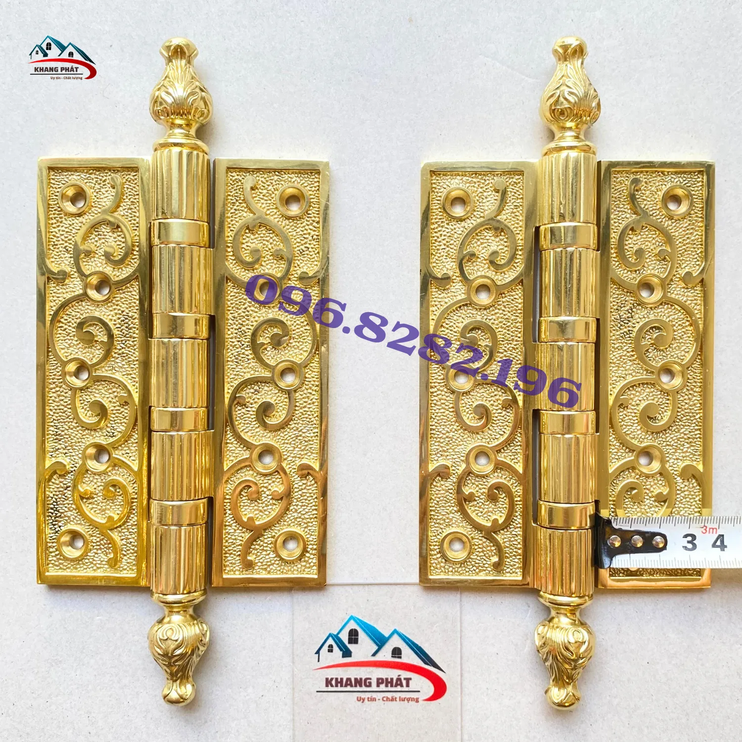 bộ phụ kiện cửa gỗ kèm vít đồng đồng bộ