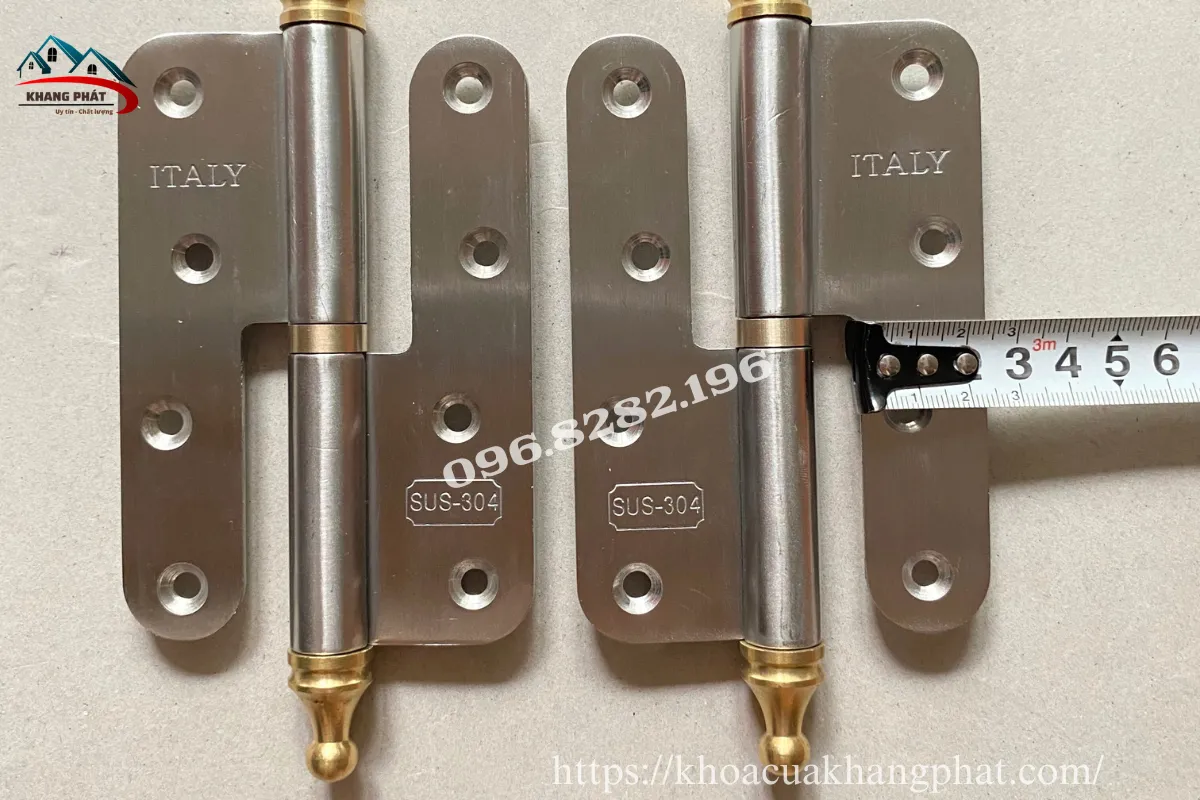 Bản lề cối inox 304 N5 cho cửa sổ và ô thoáng