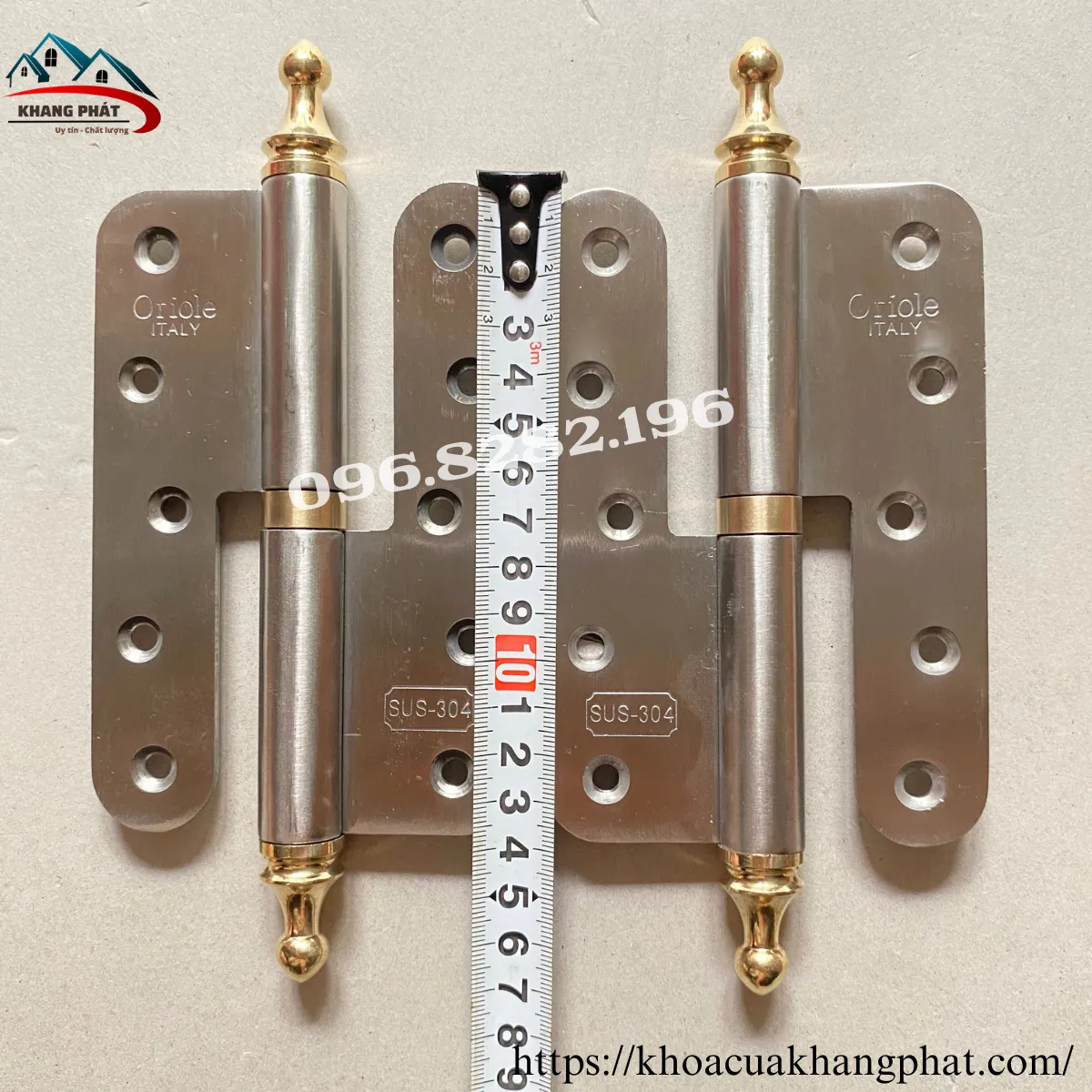 Bản lề cối inox 304 N10 toàn cảnh