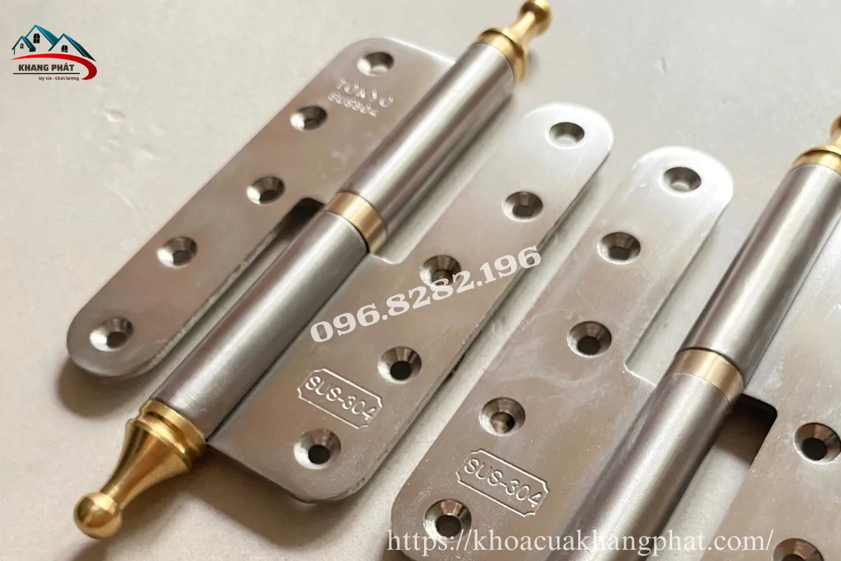chi tiết đầu chóp bi đồng bản lề N7