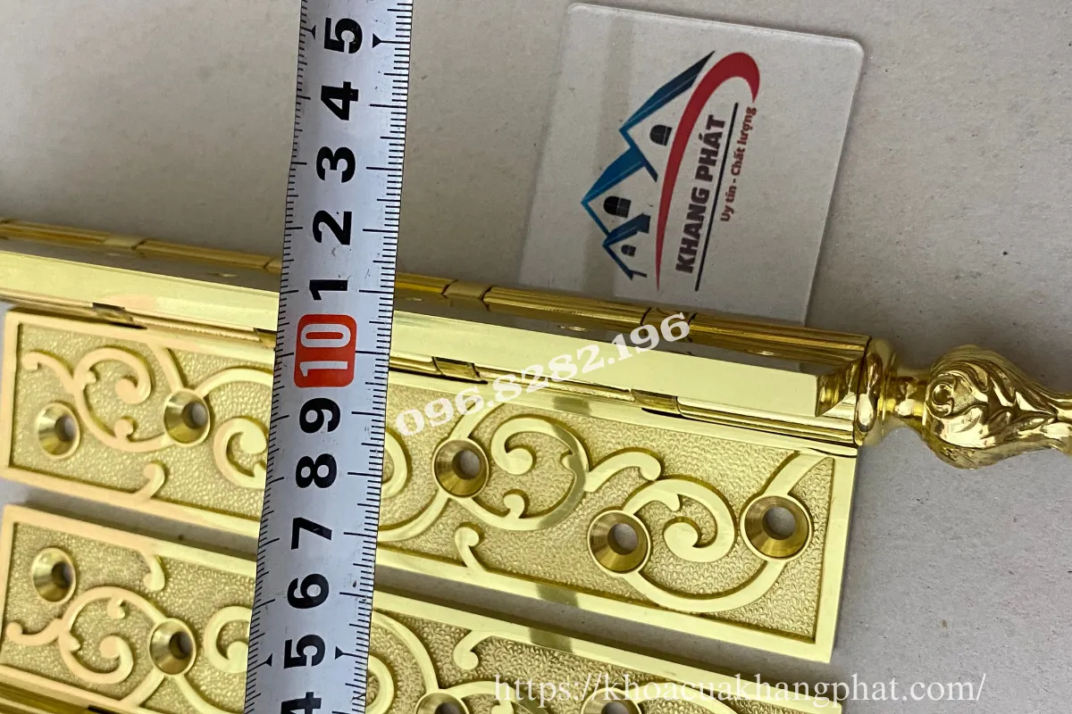 Bản lề hoa văn truyền thống bằng đồng