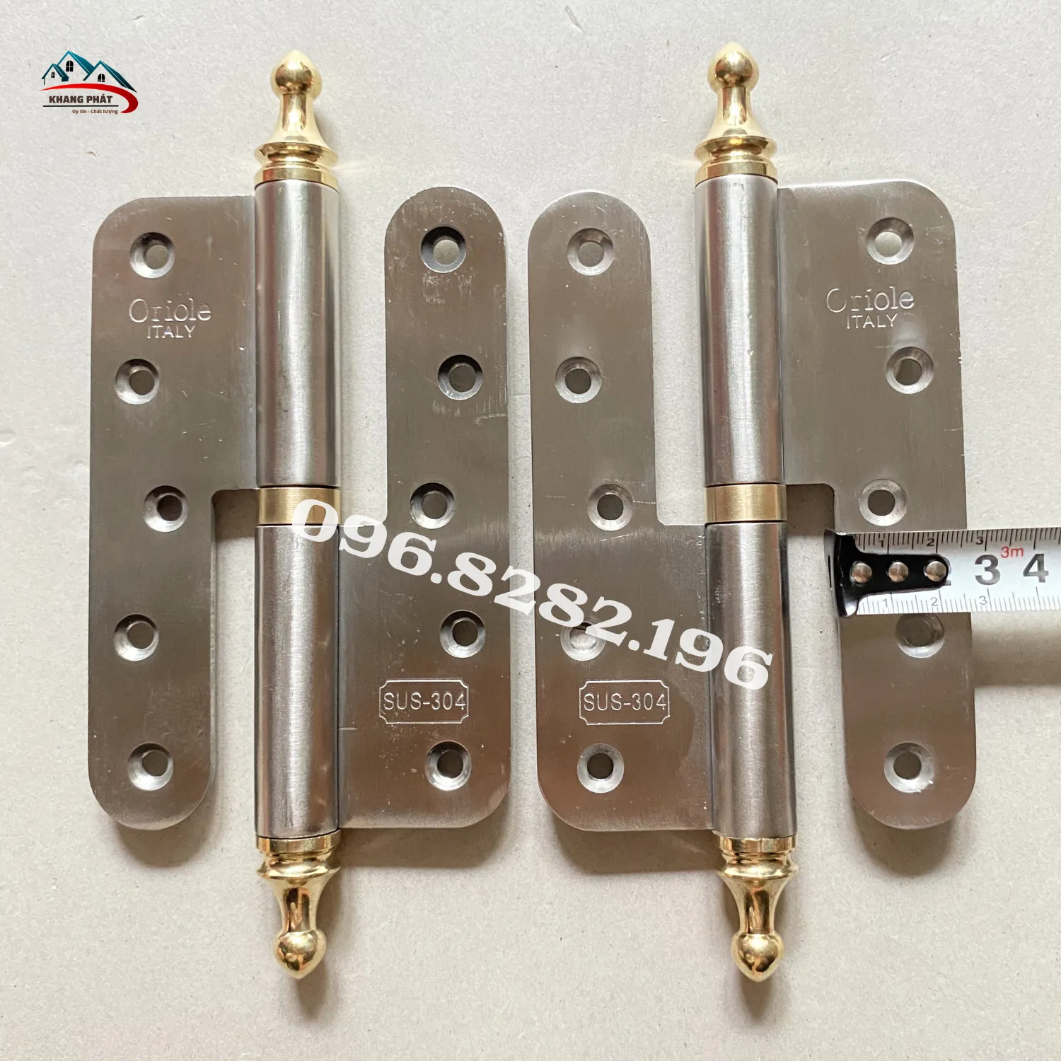 Bộ bản lề trái phải dùng cho cửa gỗ