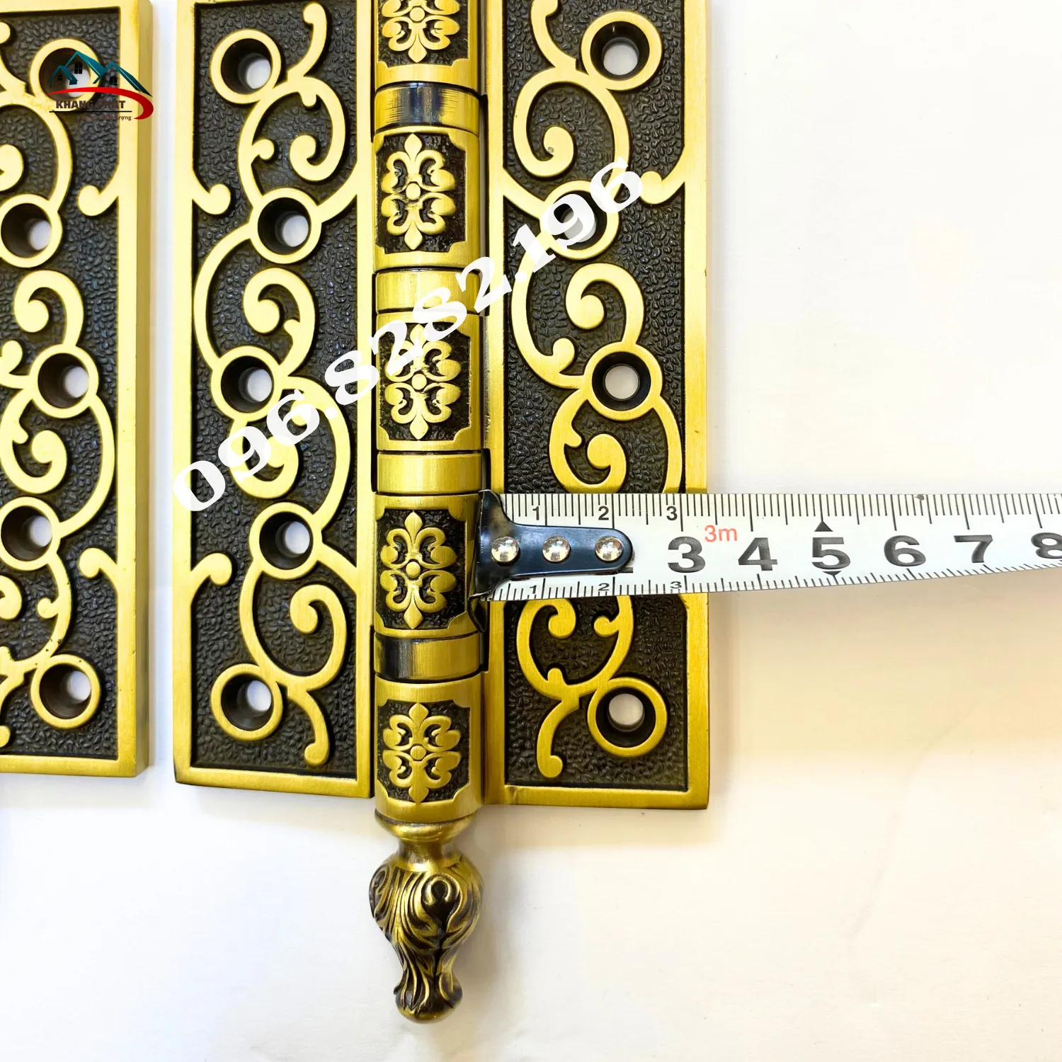 kích thước bản lề 13cm và tổng chiều dài 20cm