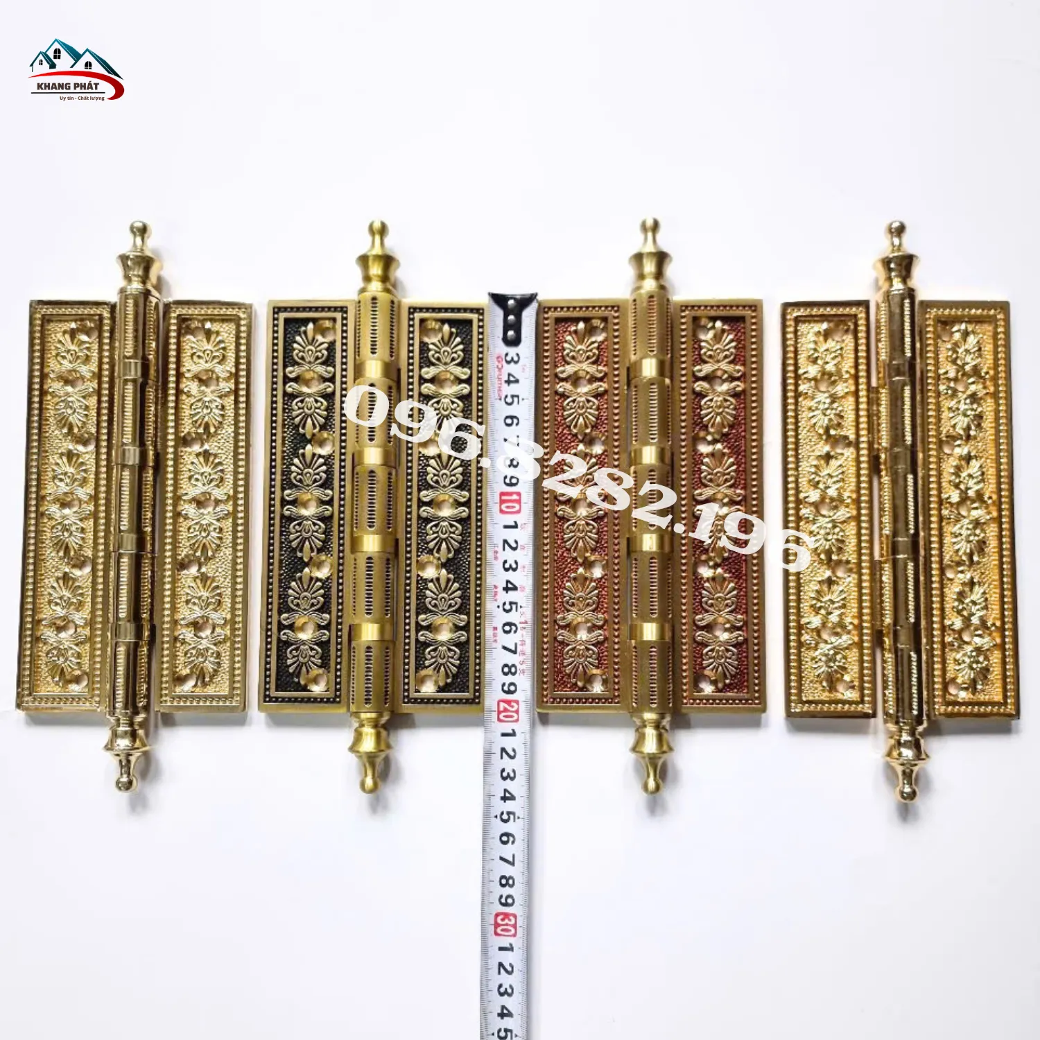 Bản Lề Lá Đồng KP-LĐB520 dài 20cm nhiều màu