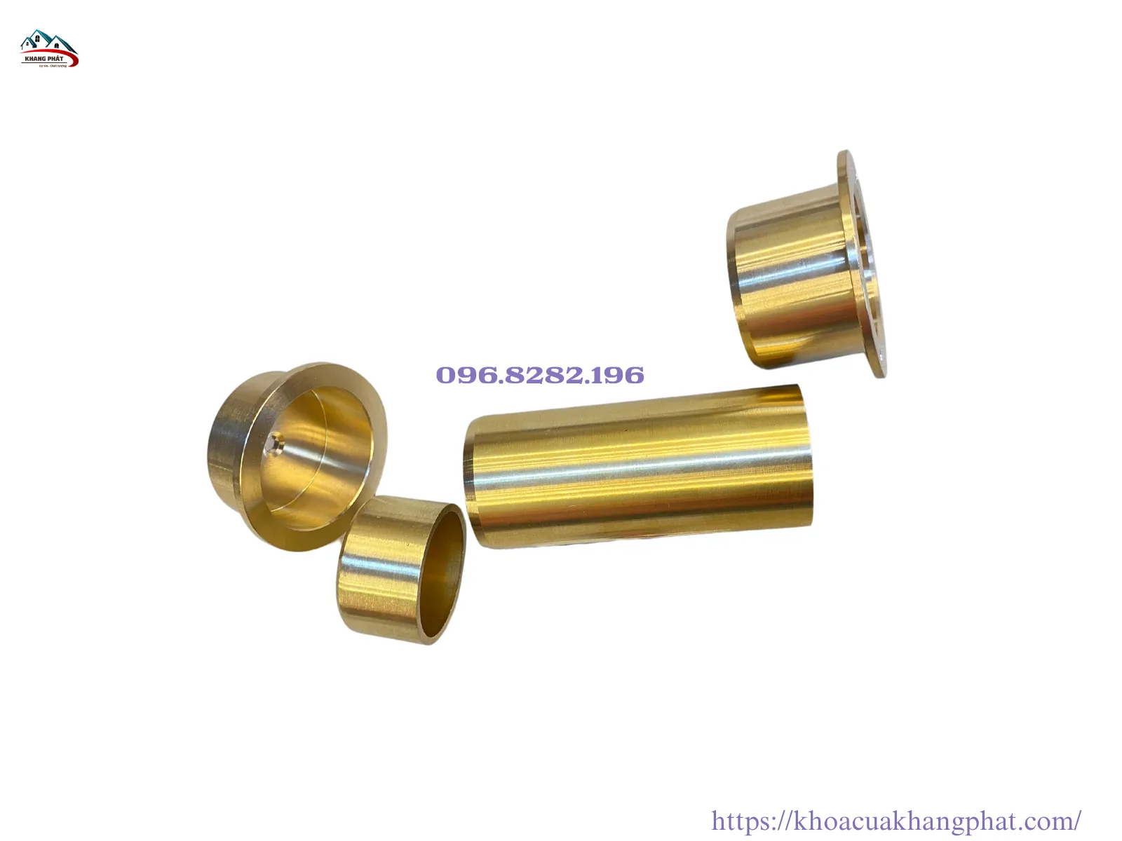 Bản lề cối xoay đồng thau phi 60mm nhà gỗ cổ