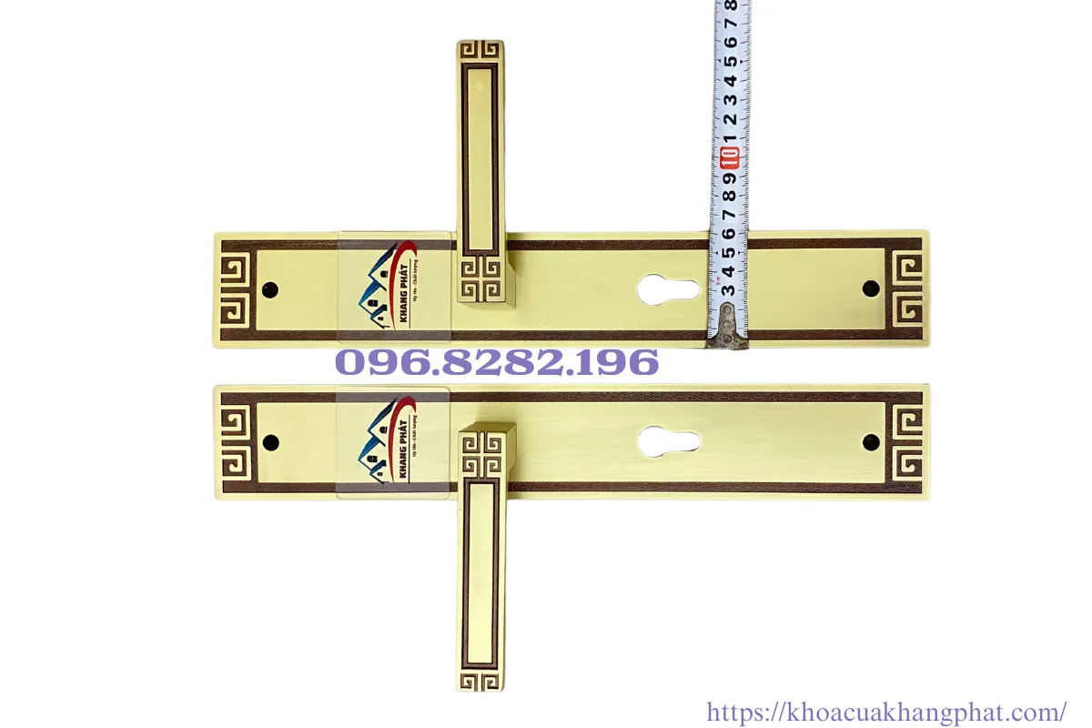 Đo chiều rộng ốp khóa KP555 – rộng 6cm
