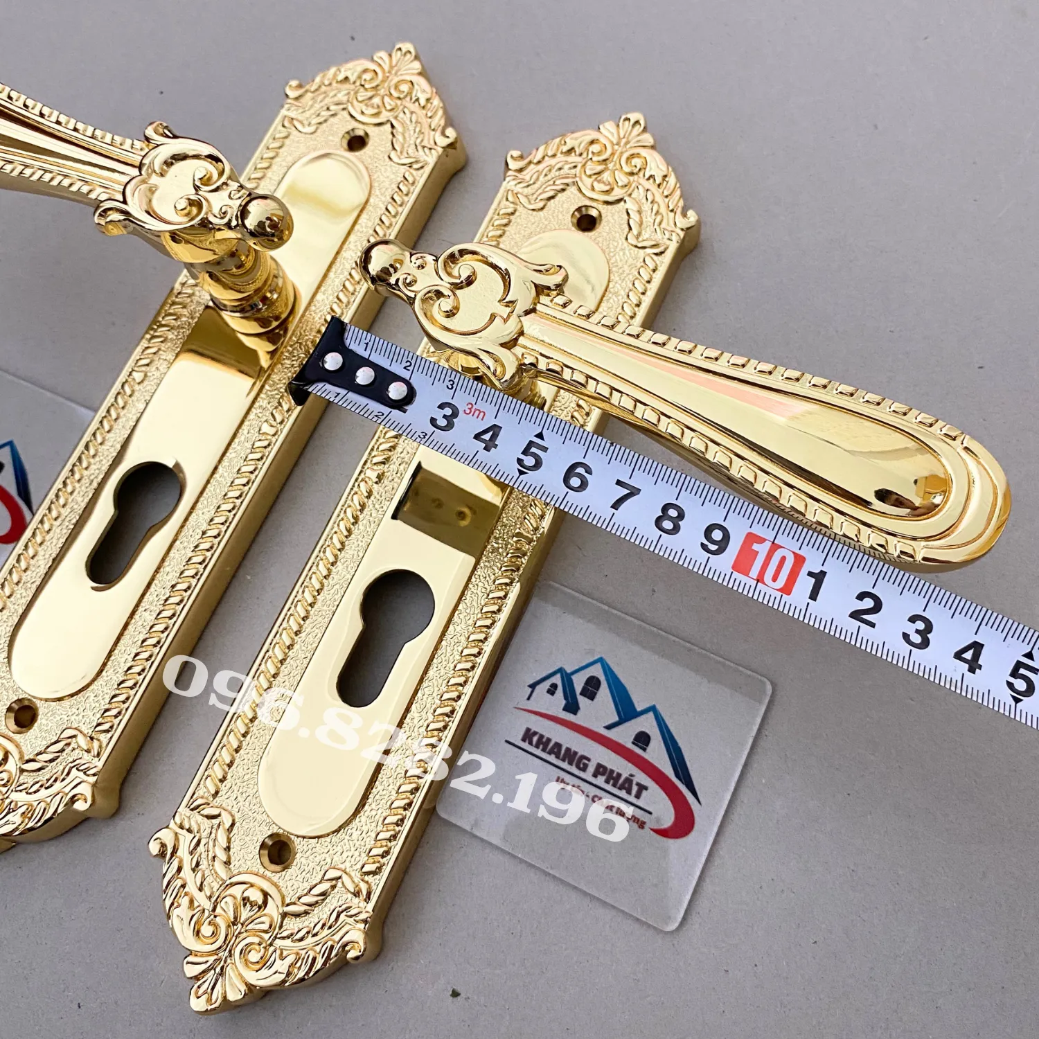 Tay gạt khóa cửa KP666 dài 14cm