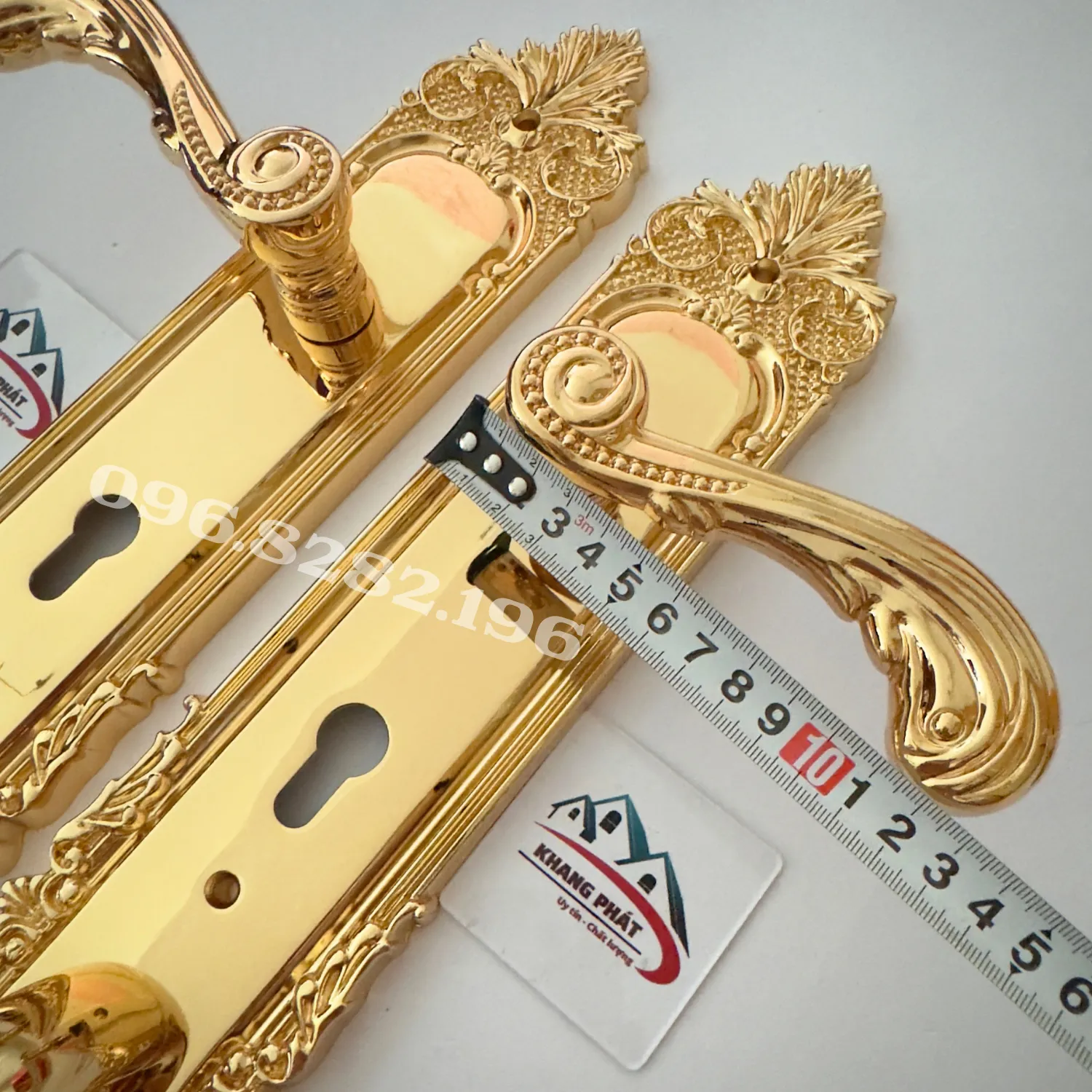 Đo tay gạt khóa KP1919 dài 13cm, cổ điển