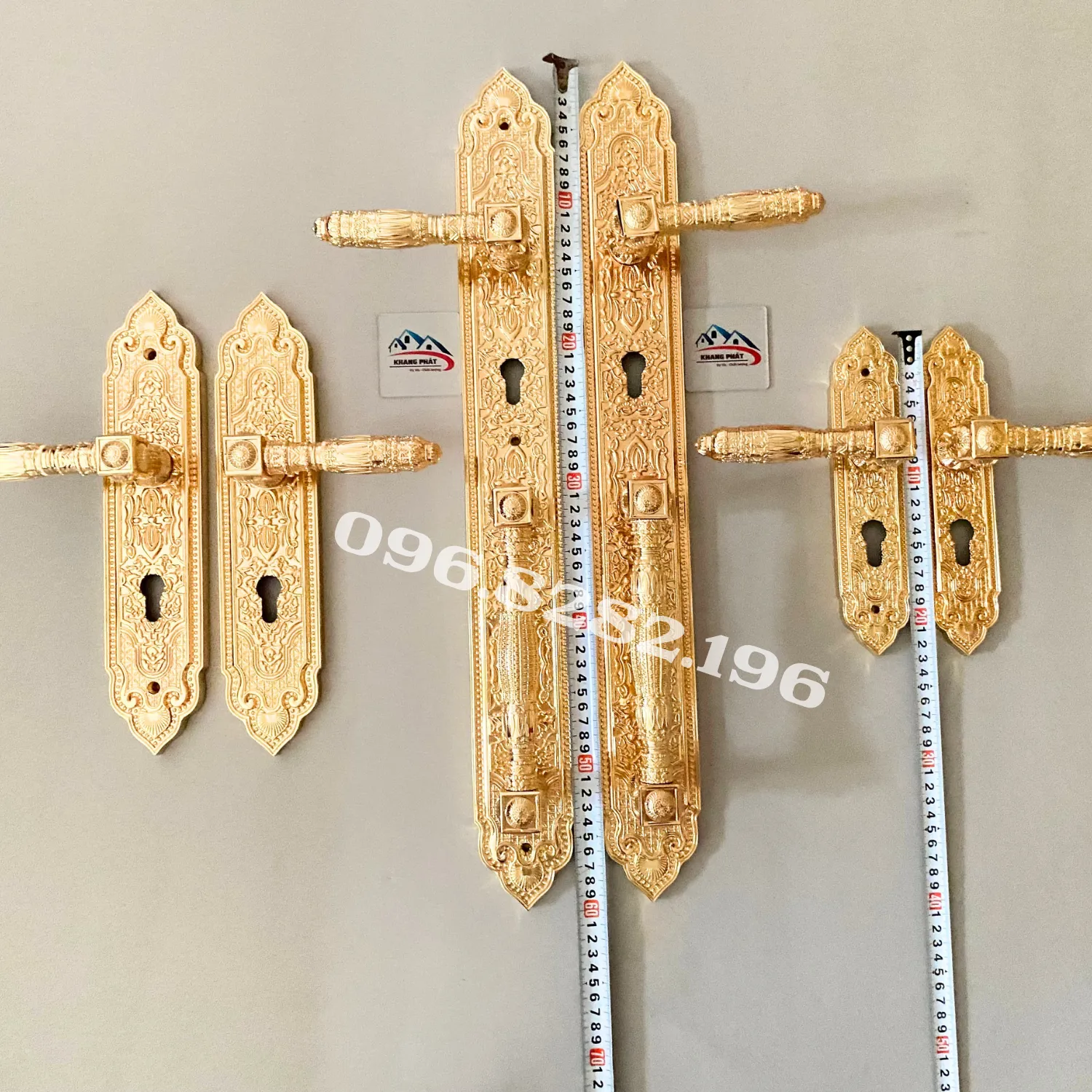 Bộ khóa KP999 vàng 24K đồng bộ góc nghiêng