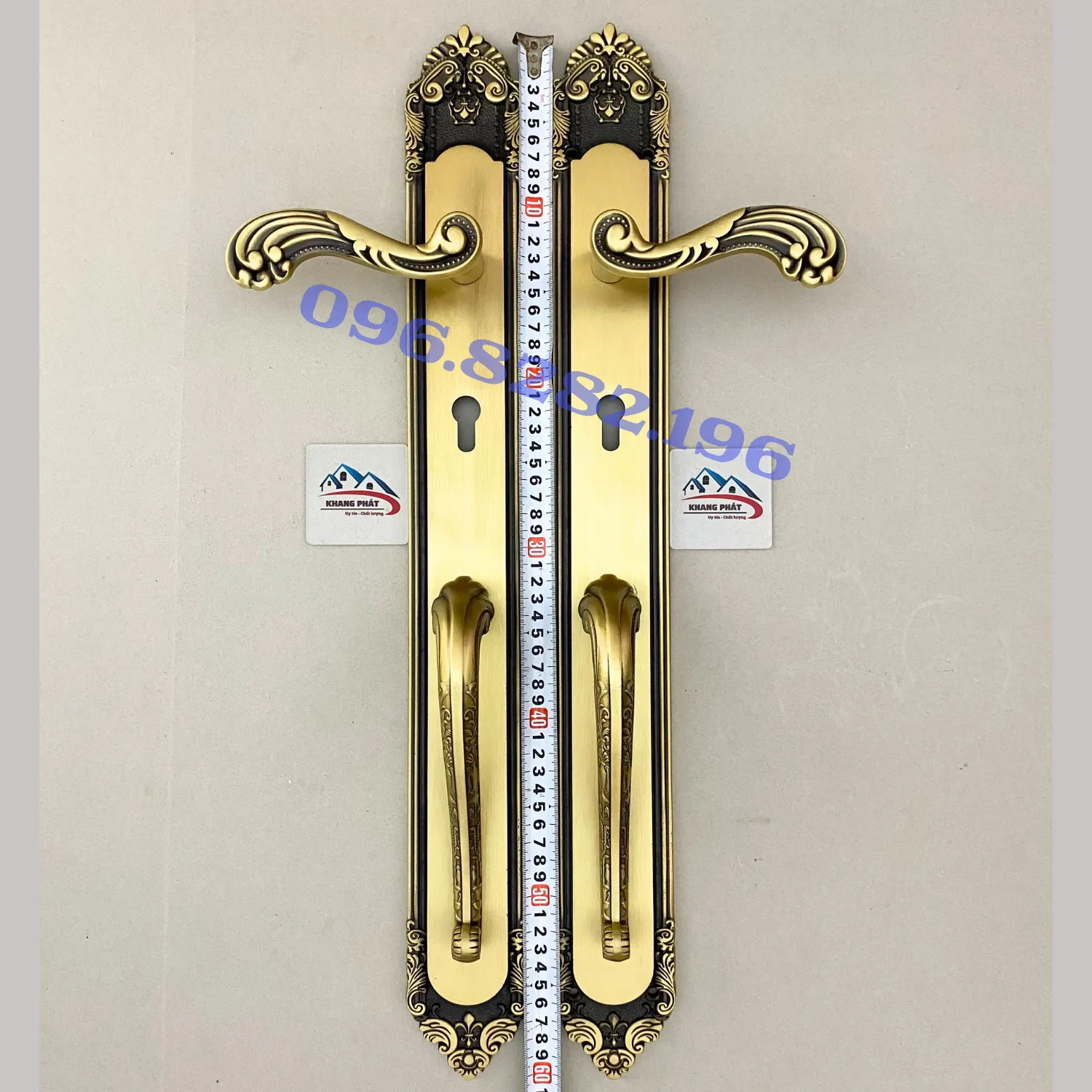 Đo chiều dài mặt ốp khóa KP3232DFS 60cm