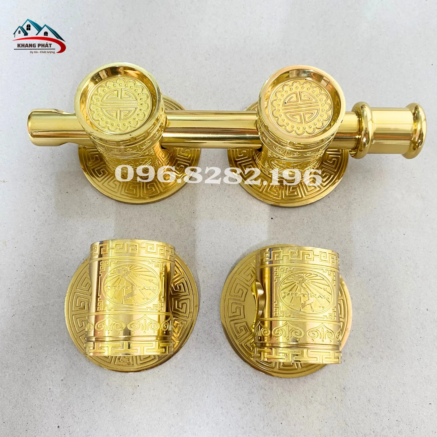 Đo thực tế kích thước chuỳ đồng phi 59mm