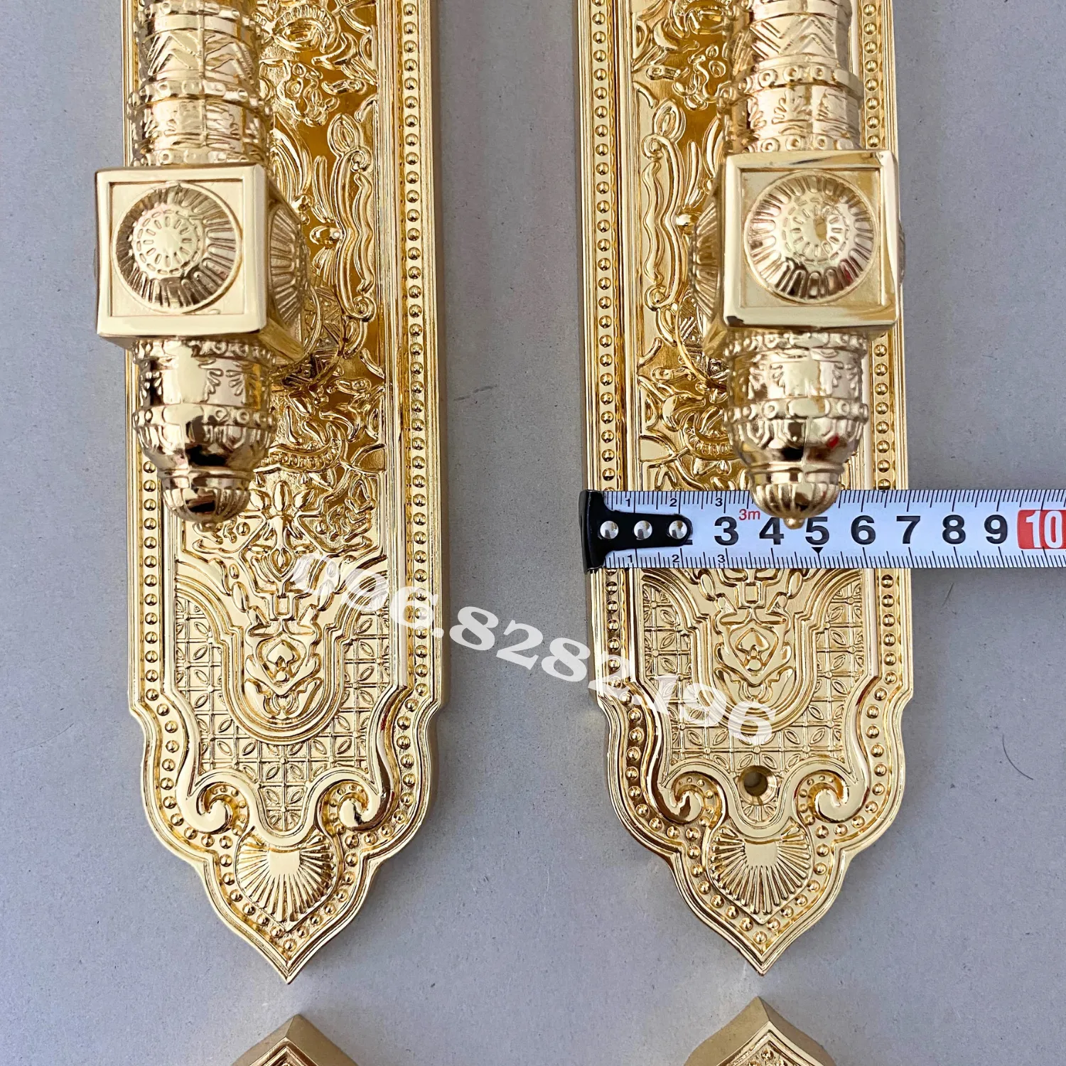 Đo chiều rộng mặt ốp tay kéo KP999F 7cm