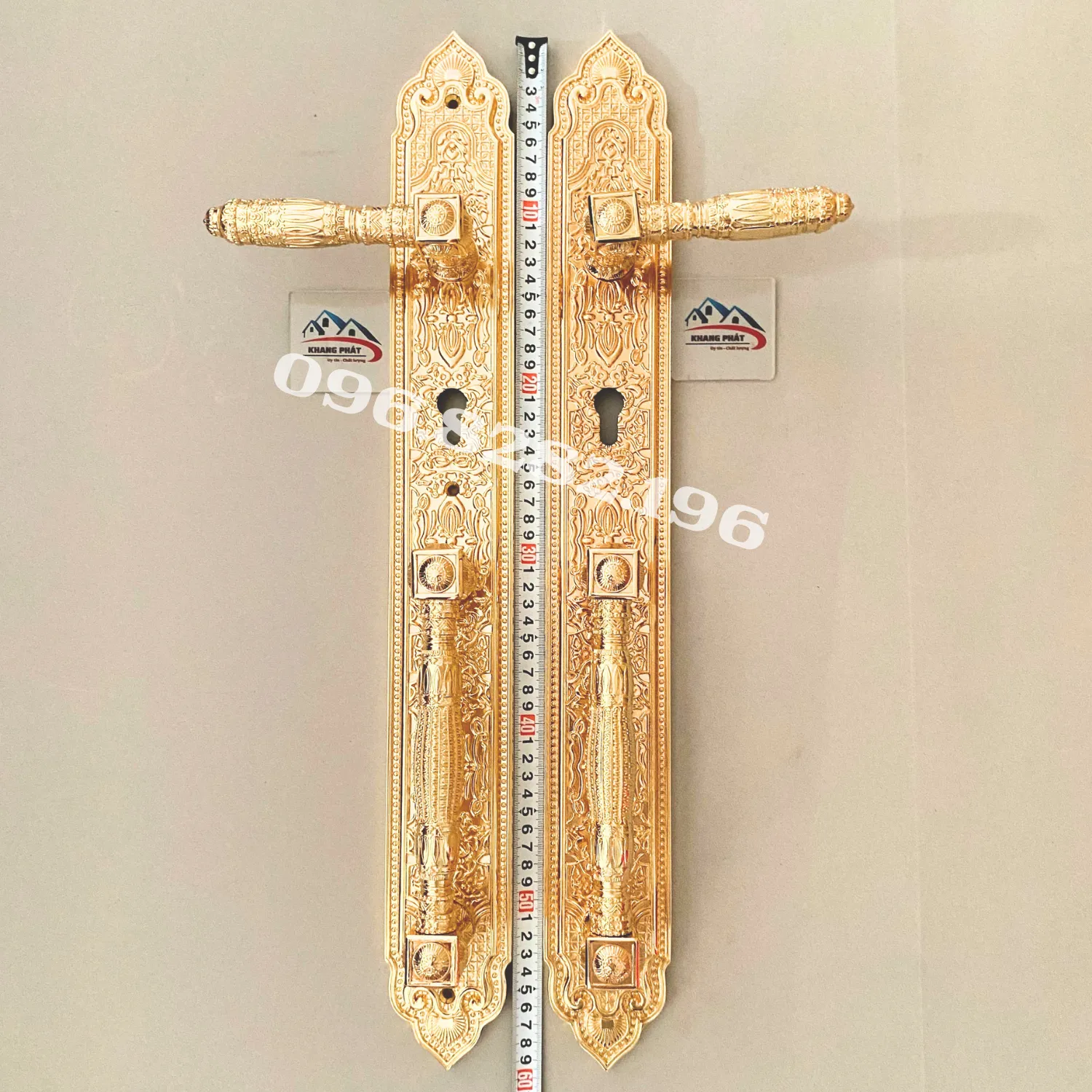Khoá cửa đại sảnh KP999 60cm mạ vàng 24K