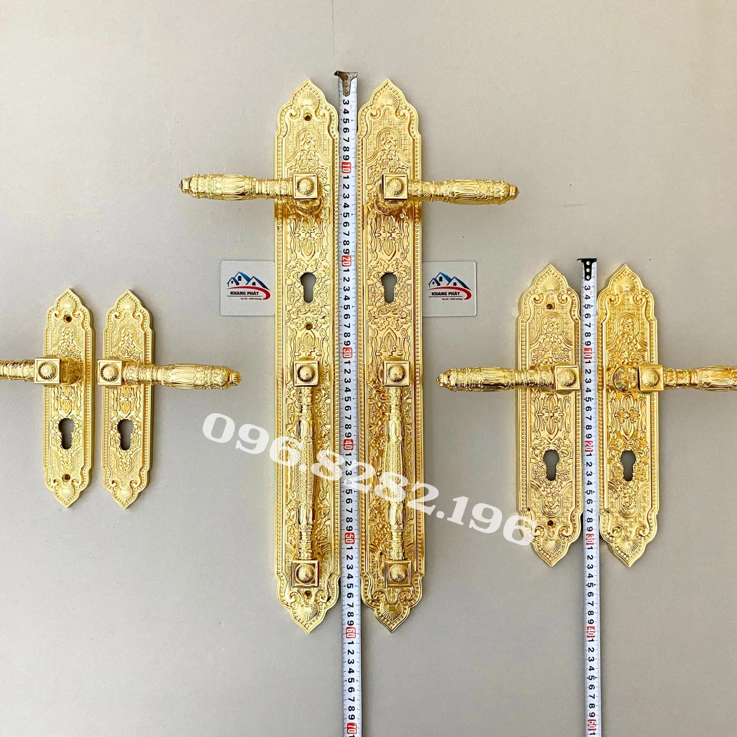 Khoá cửa đồng KP999 3 size góc nghiêng