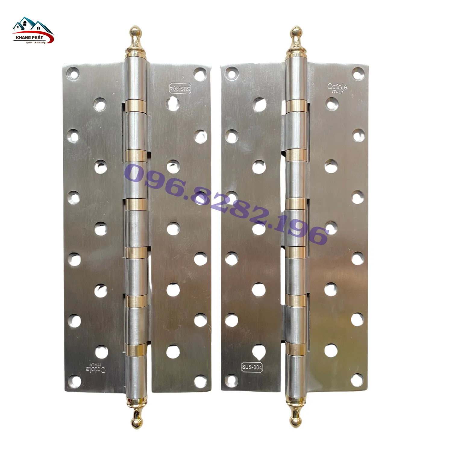 bản lề inox 304 dùng cho cửa gỗ lớn