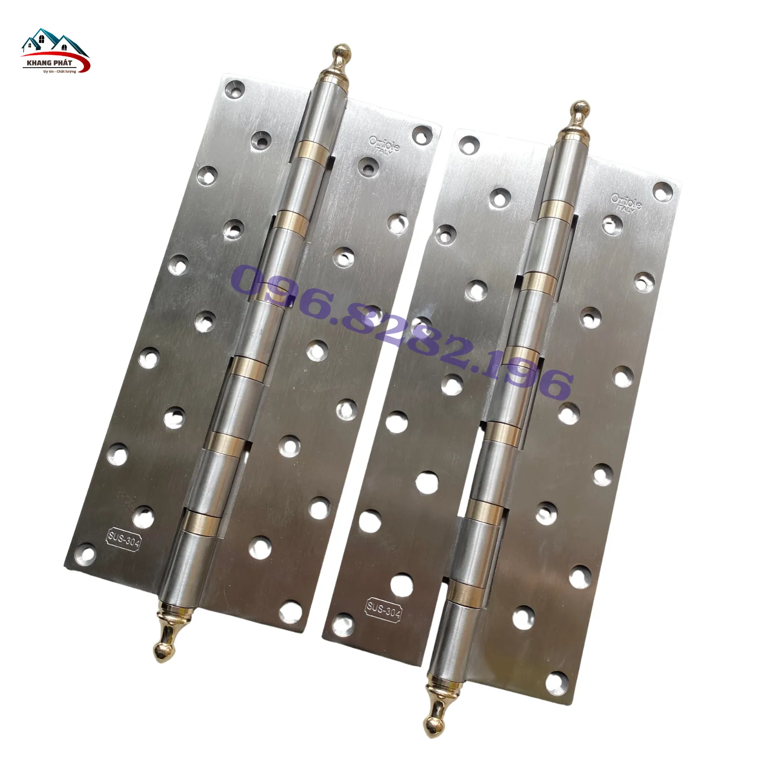 bản lề cửa gỗ lá dài 30cm