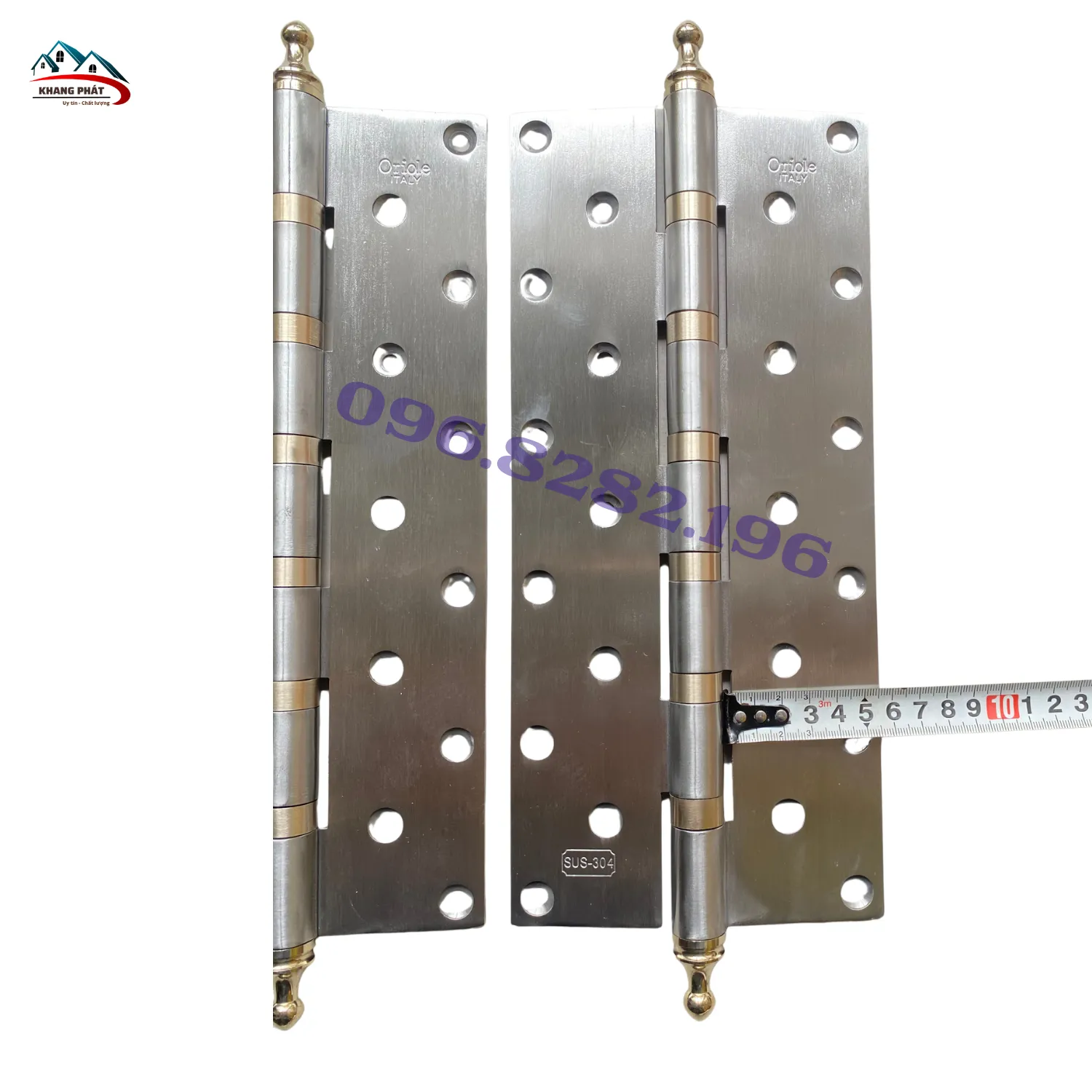 cánh bản lề rộng 5.5cm dùng cho cửa gỗ dày