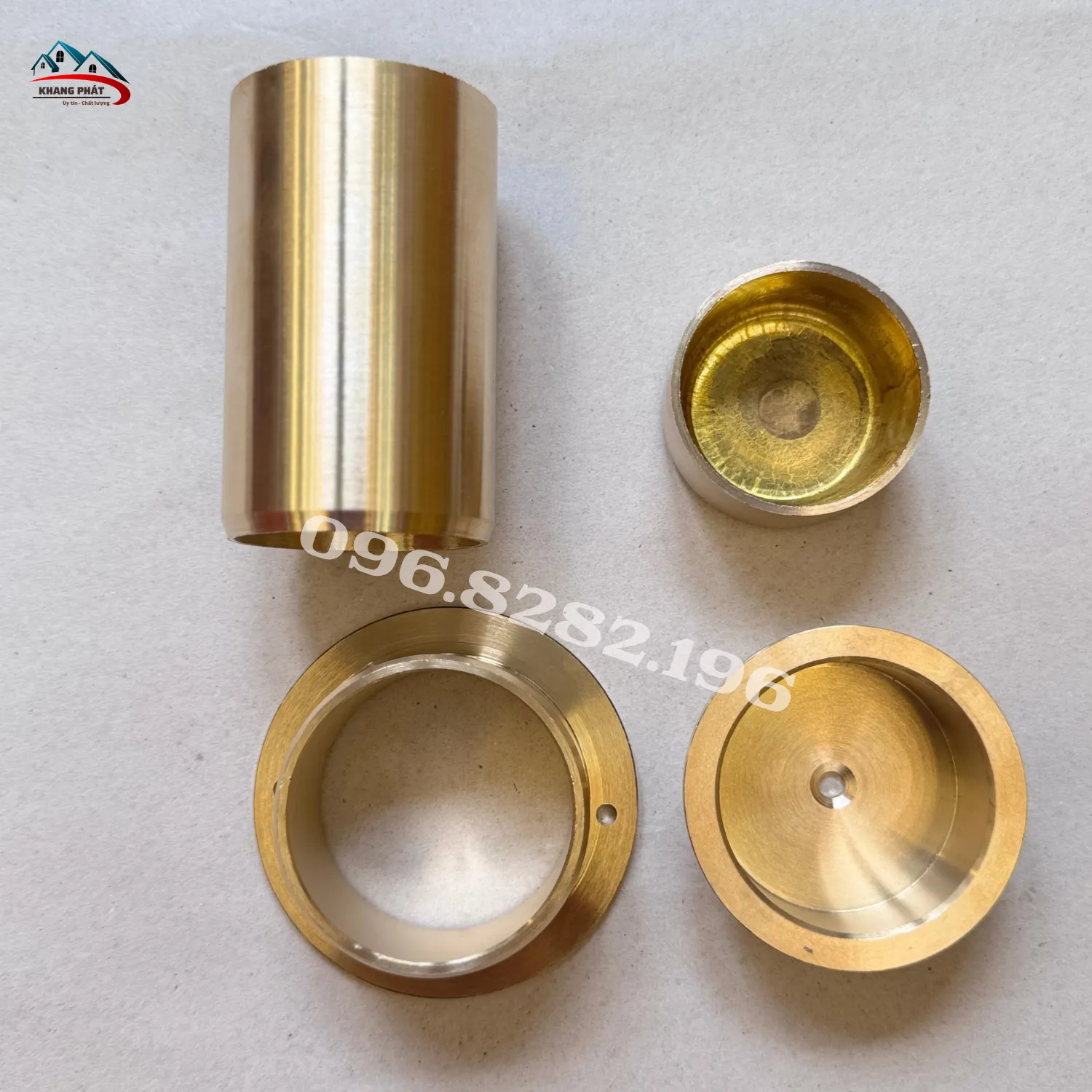 Cấu tạo bộ bản lề xoay gồm cối trên và cối dưới