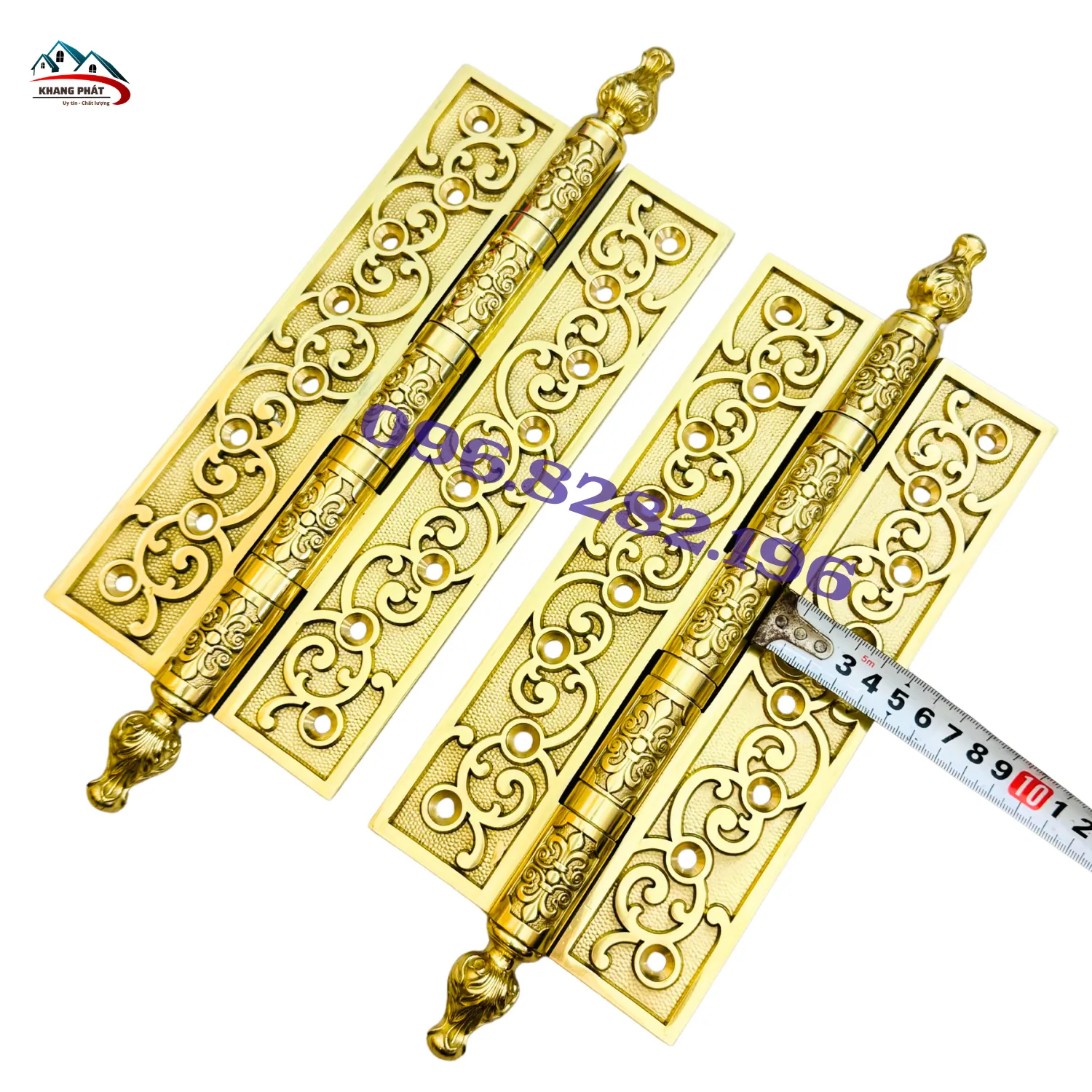 độ rộng lá 5cm cho cửa dày từ 6cm