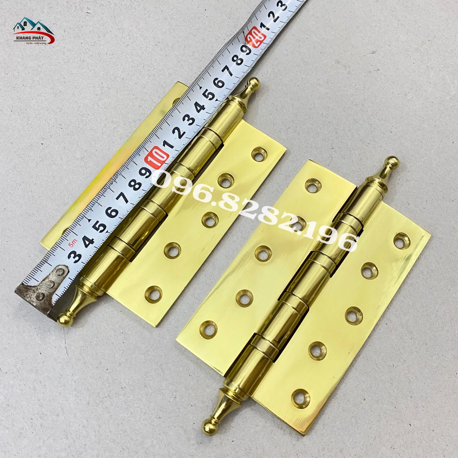 Kích thước bản lề KP-LĐB312 12,5cm