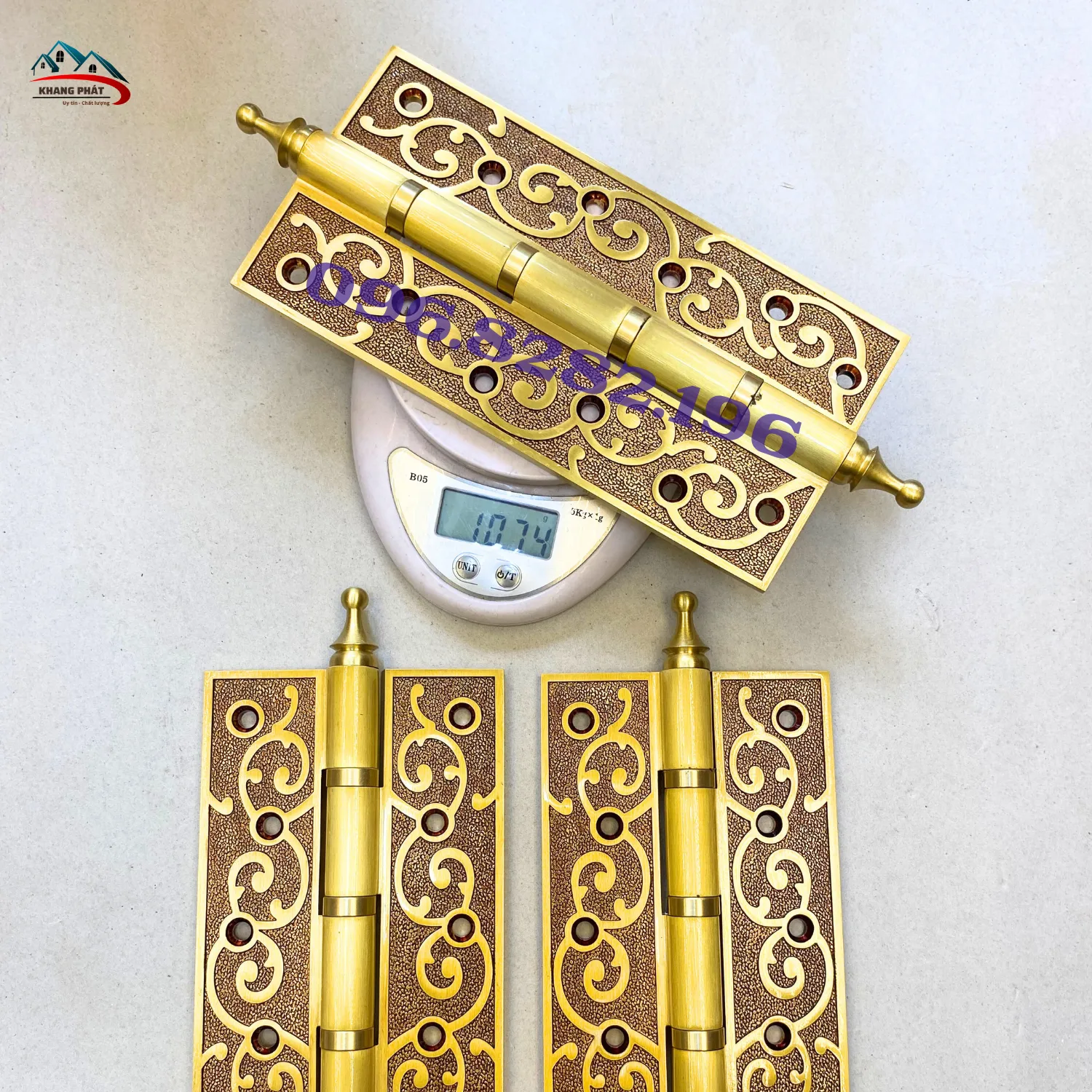 Bản lề đồng 1kg cầm tay thực tế