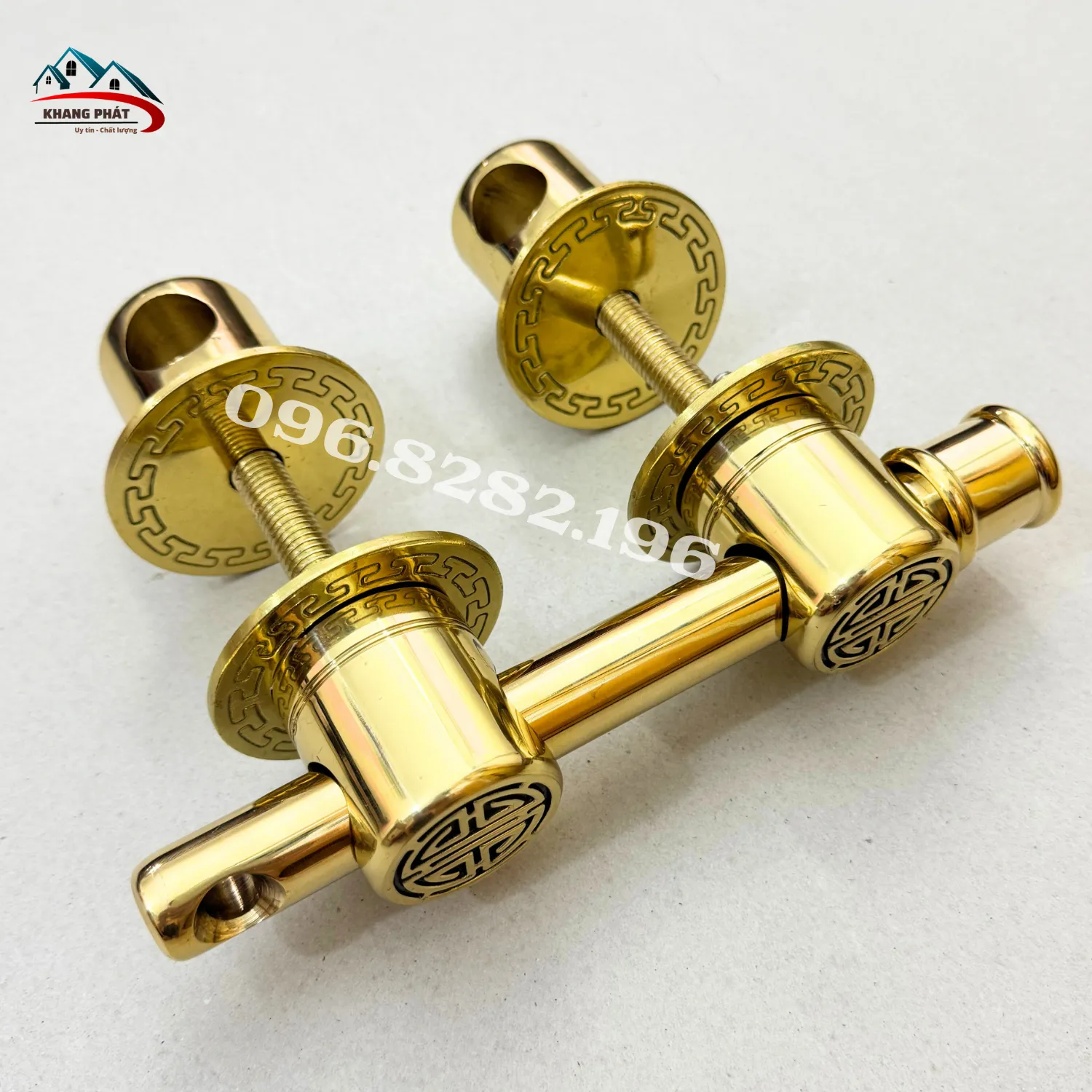 Bộ khoá chuỳ đồng kèm ti ren lắp đặt