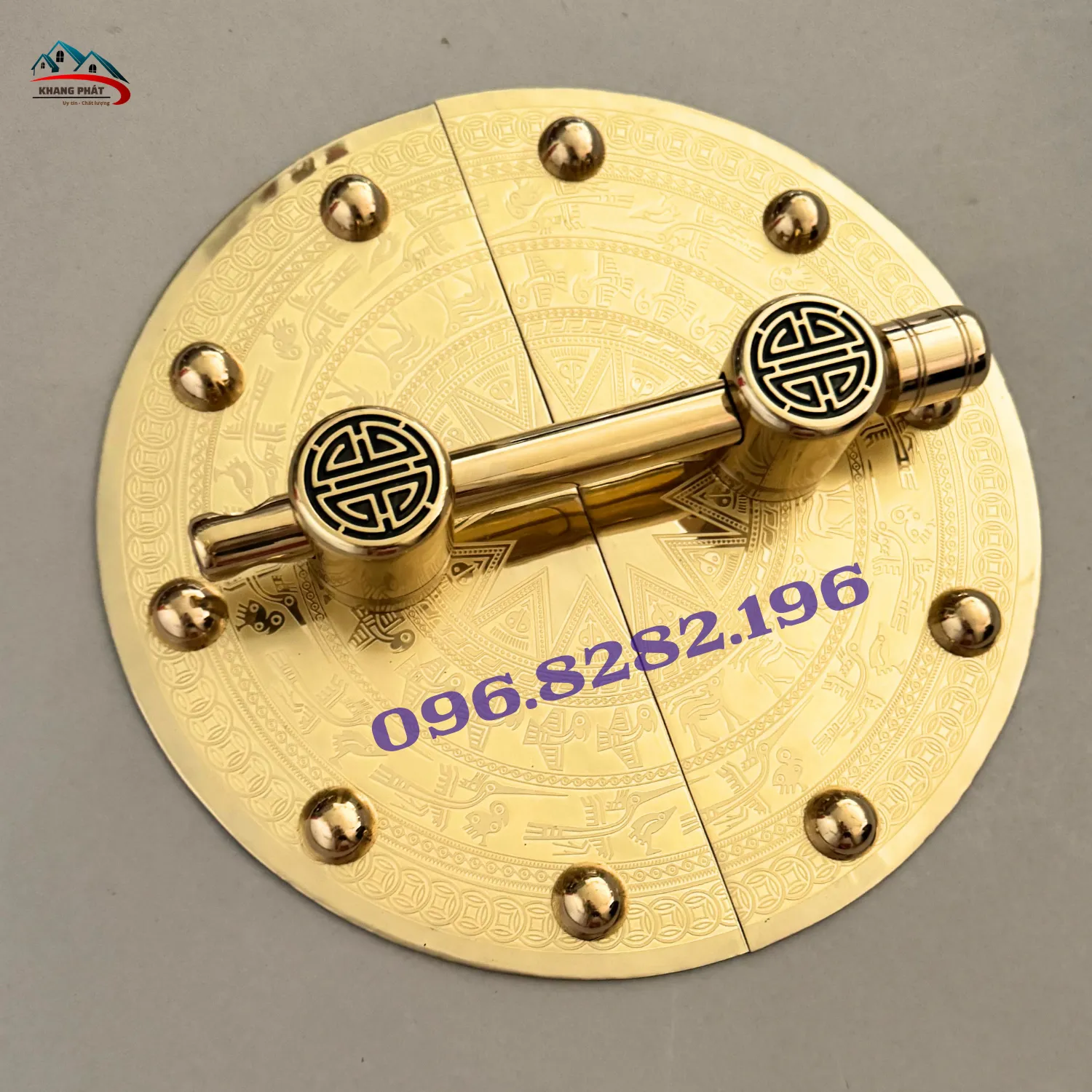 Bộ khóa chuỳ mâm chữ thọ đầy đủ phụ kiện
