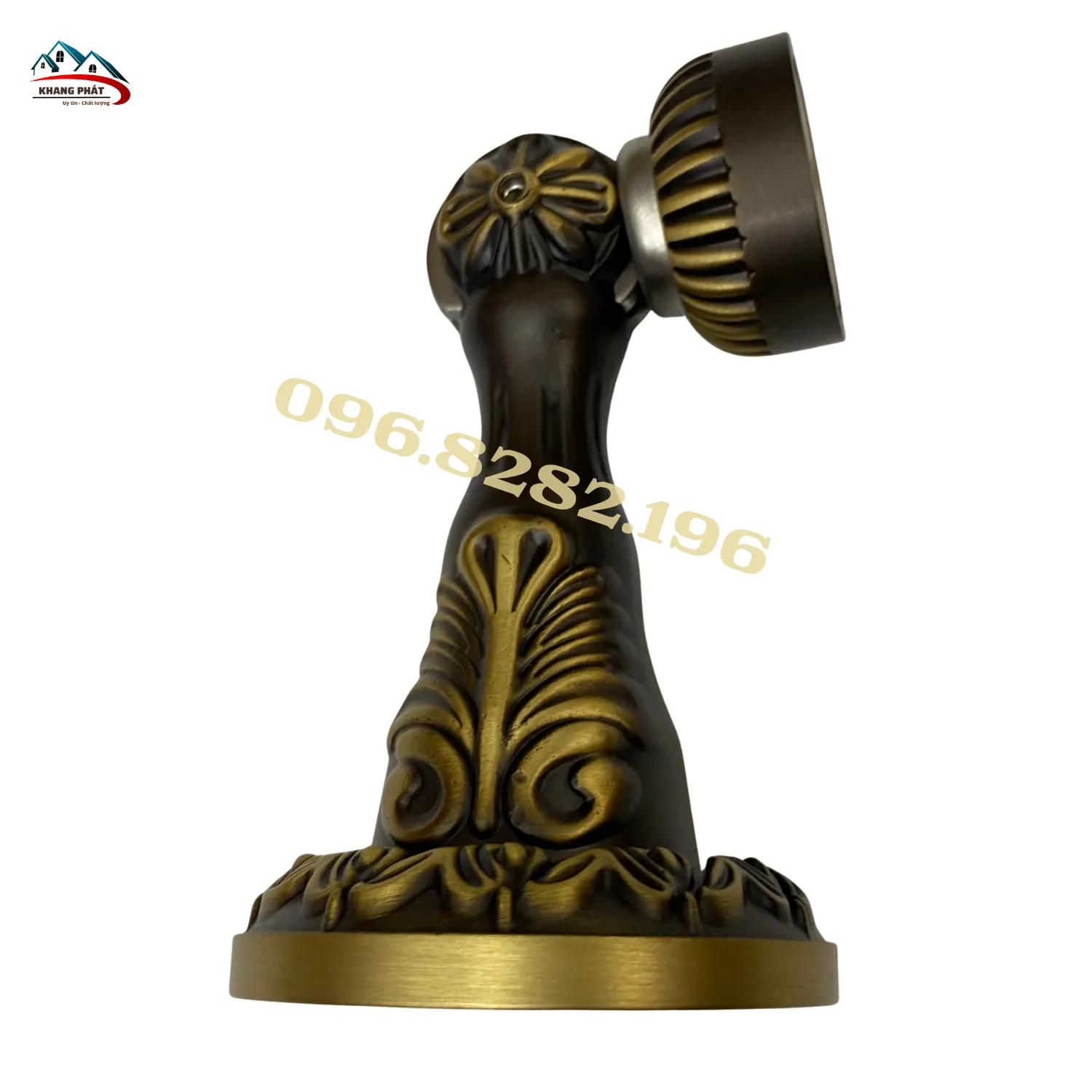chặn cửa bằng đồng KP-KC103 cao 13cm đúc nguyên khối