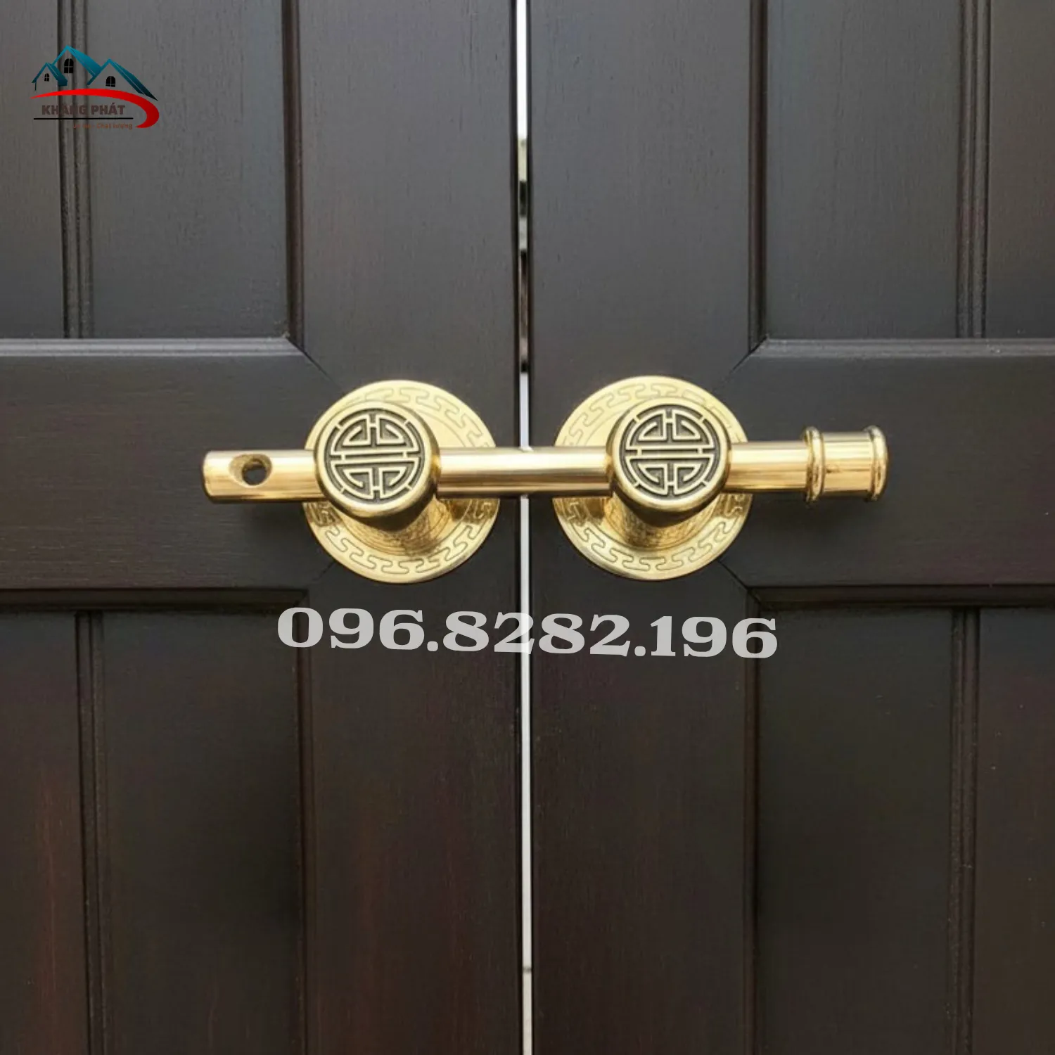 chuỳ đồng chữ thọ 48mm lắp cửa gỗ