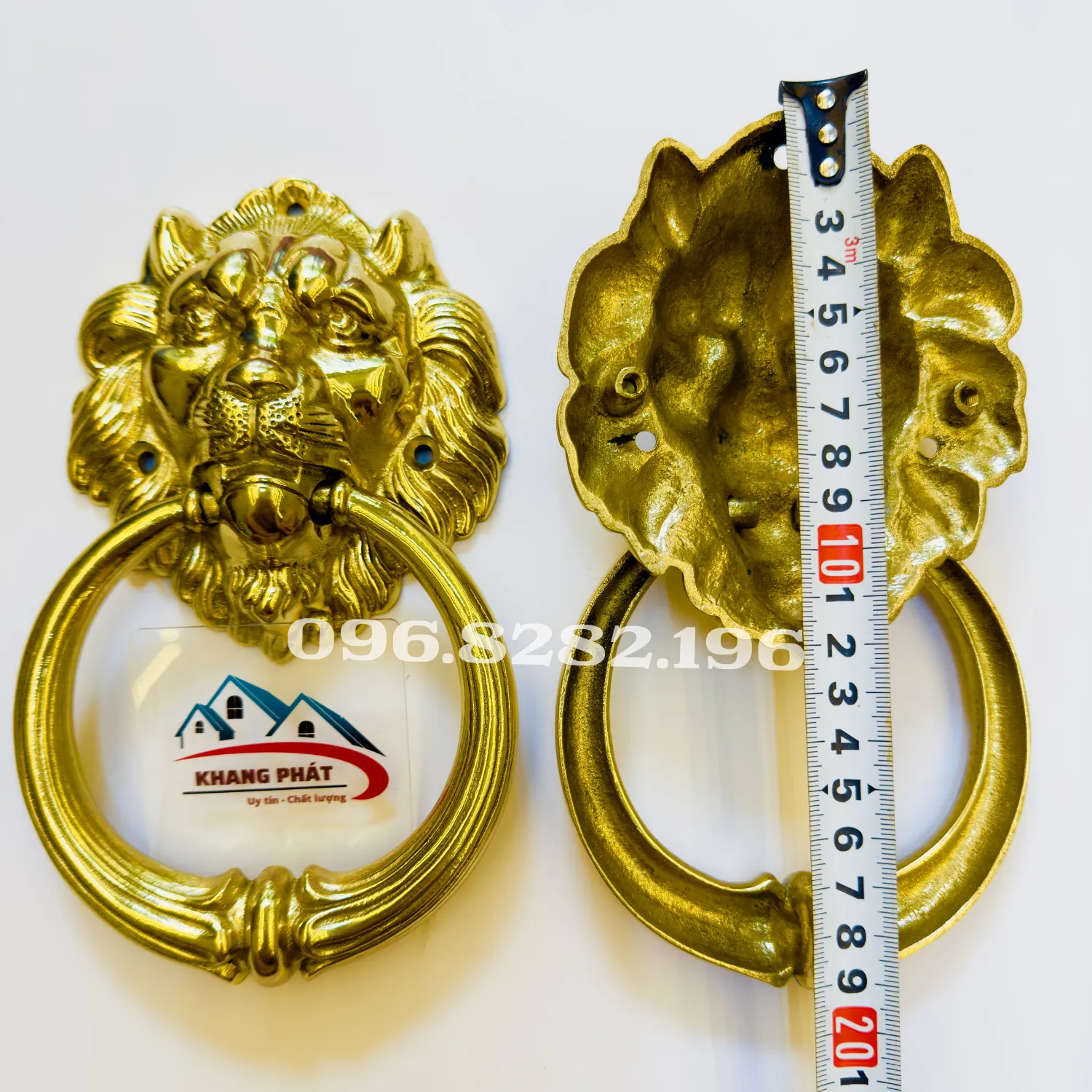 chiều dài tay gõ cửa 19cm