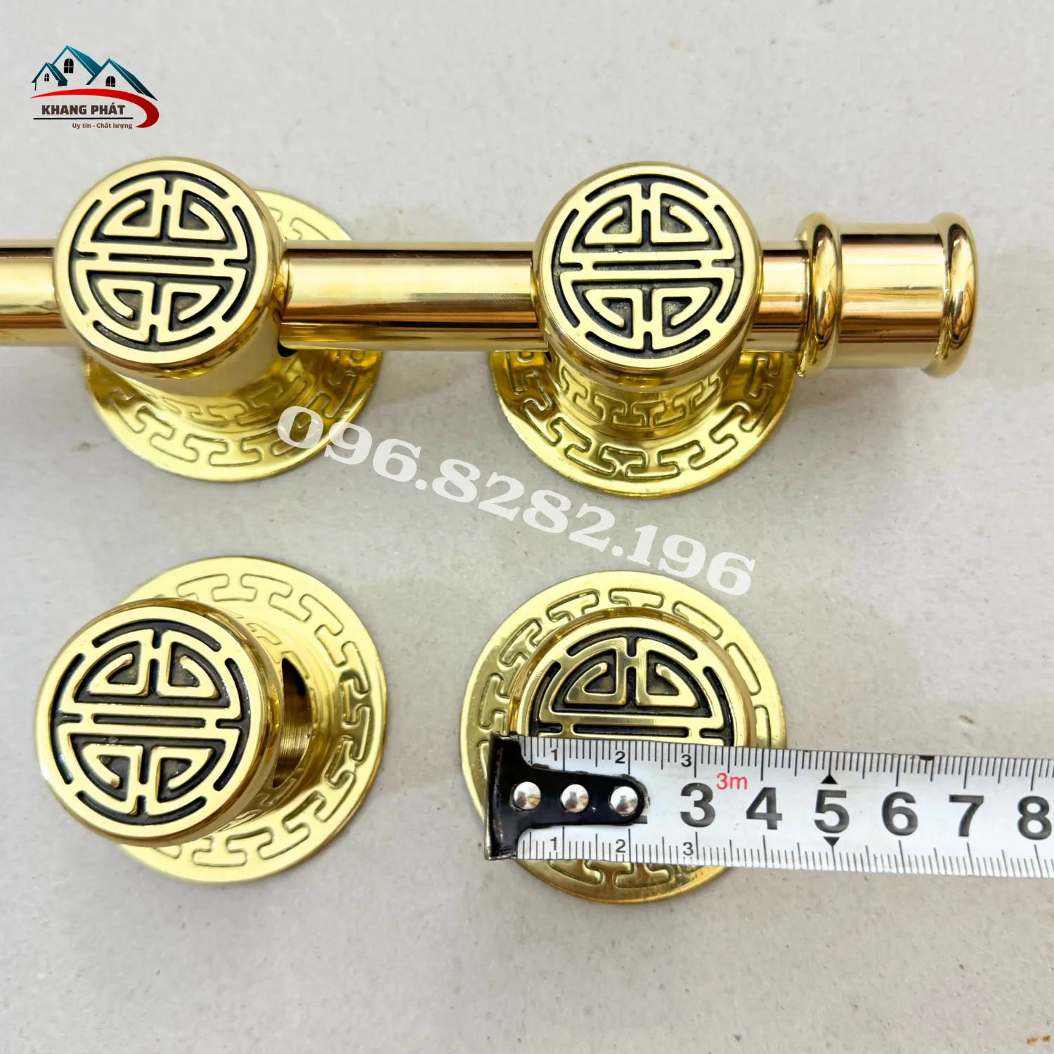 Đo đường kính chuỳ đồng 3,8cm