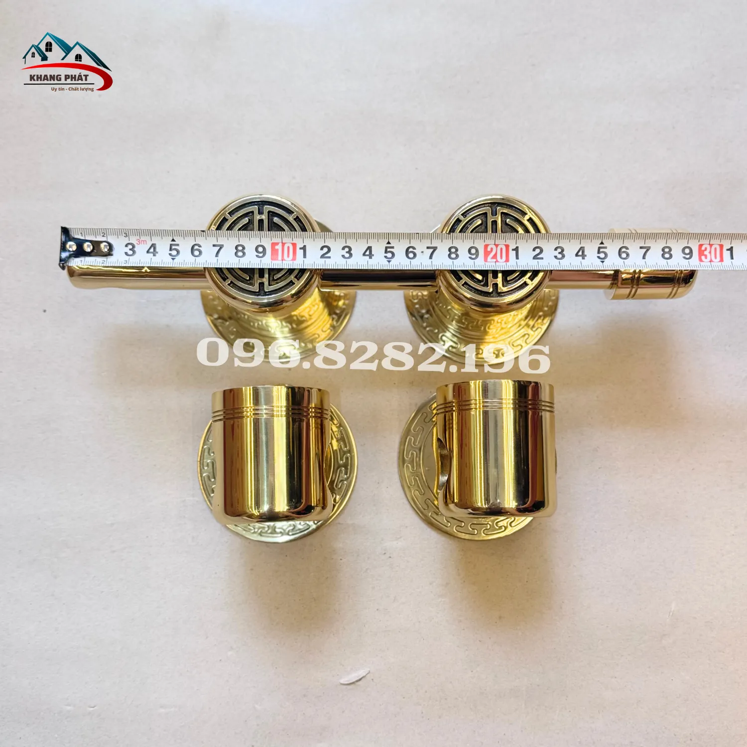 then cài dài 30cm cho cửa cổng