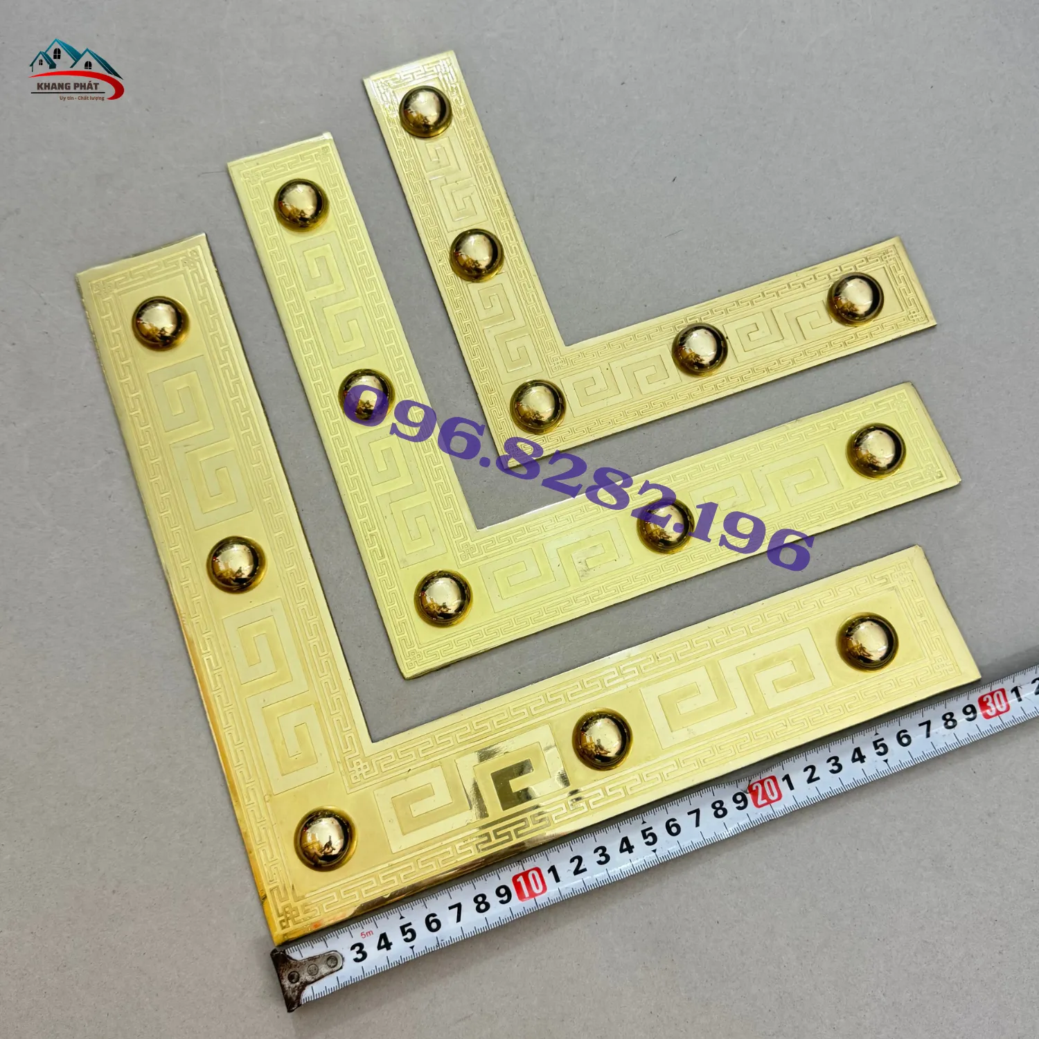 ke góc đồng trang trí 30cm cửa cổng