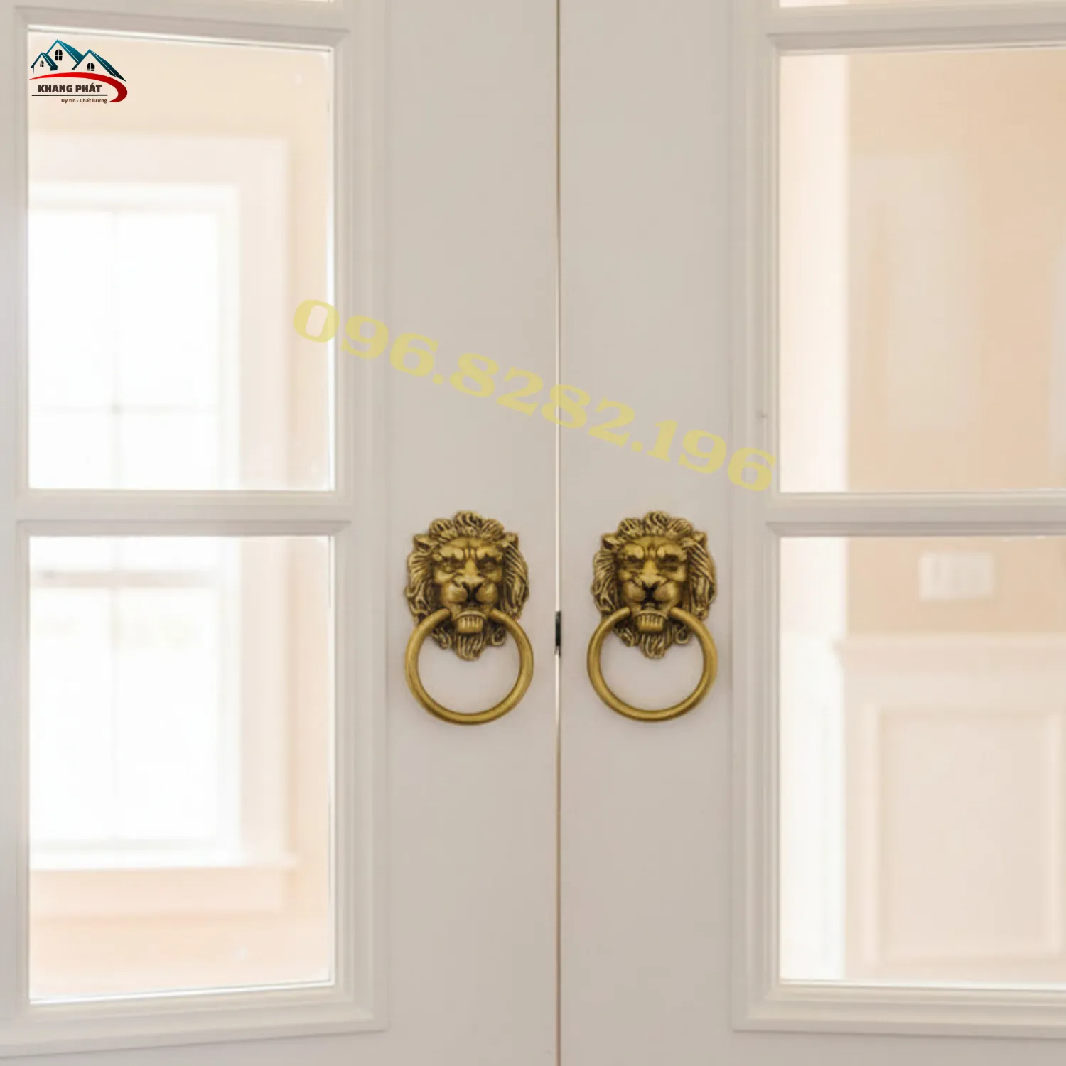 Phụ kiện đồng lắp trên cửa bức bàn