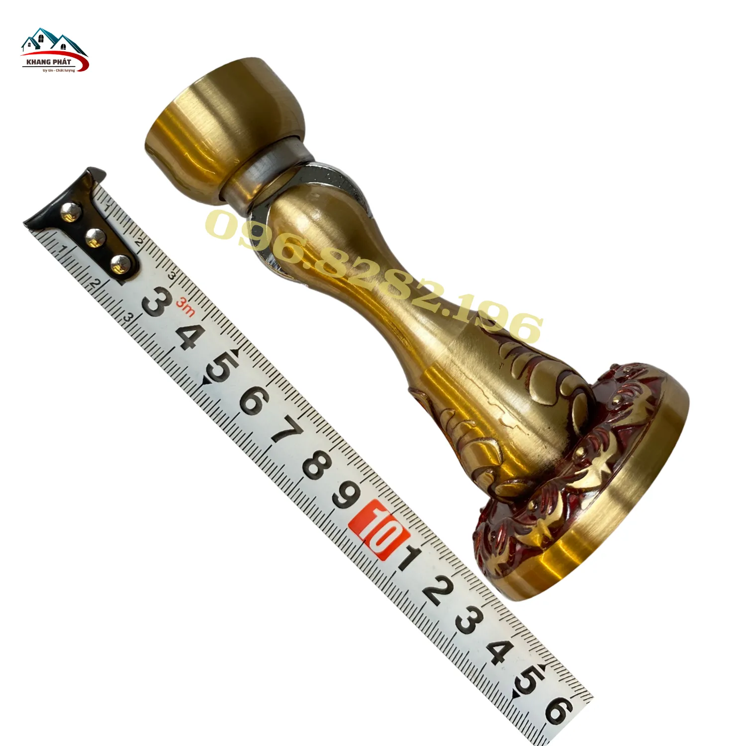 phụ kiện giữ cửa lắp gần sàn cho cửa gỗ