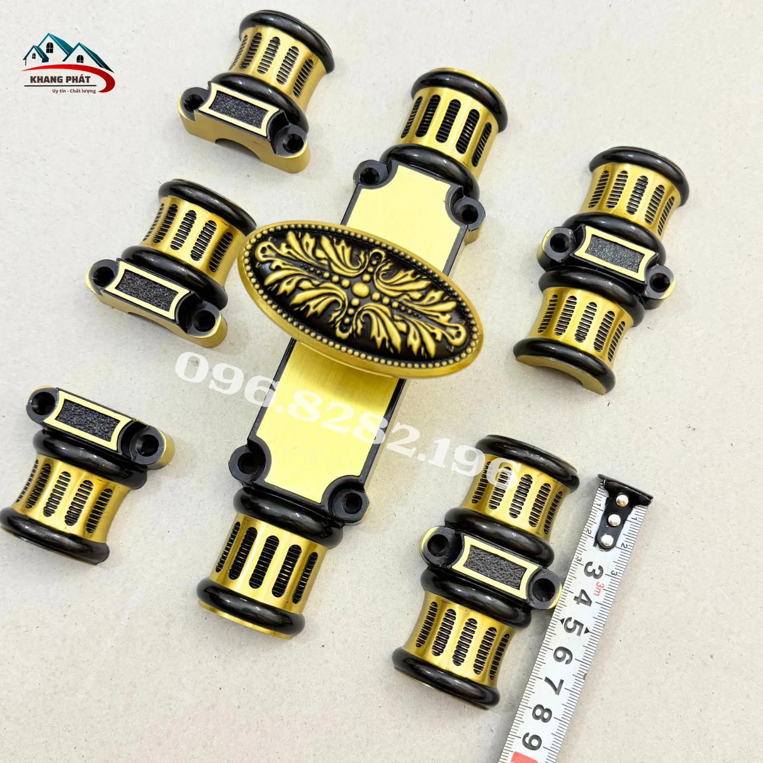 Thanh chốt đồng dài dùng cho cửa đại sảnh