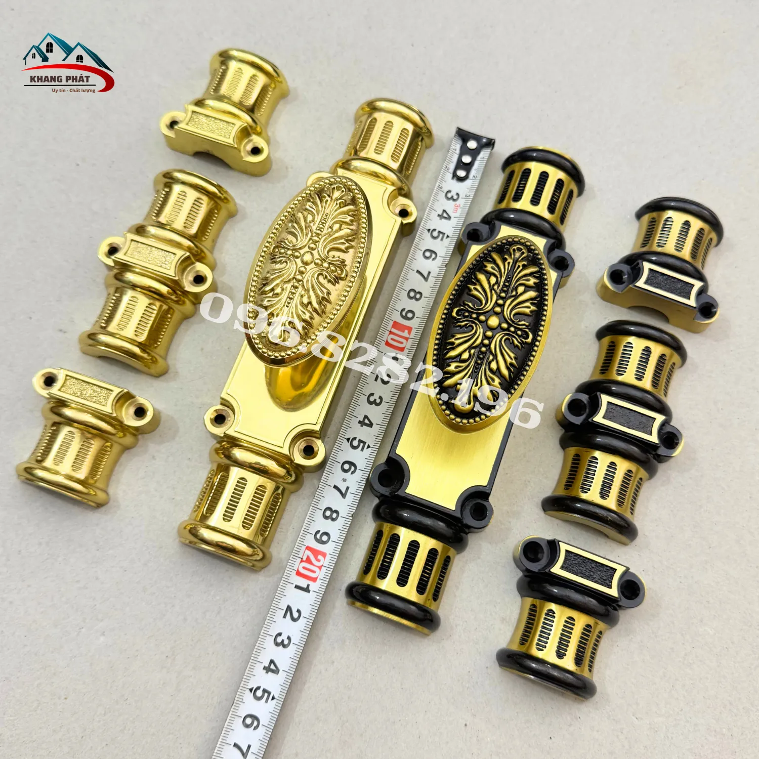 Thanh đồng chốt cửa dài 1m đến 1,5m