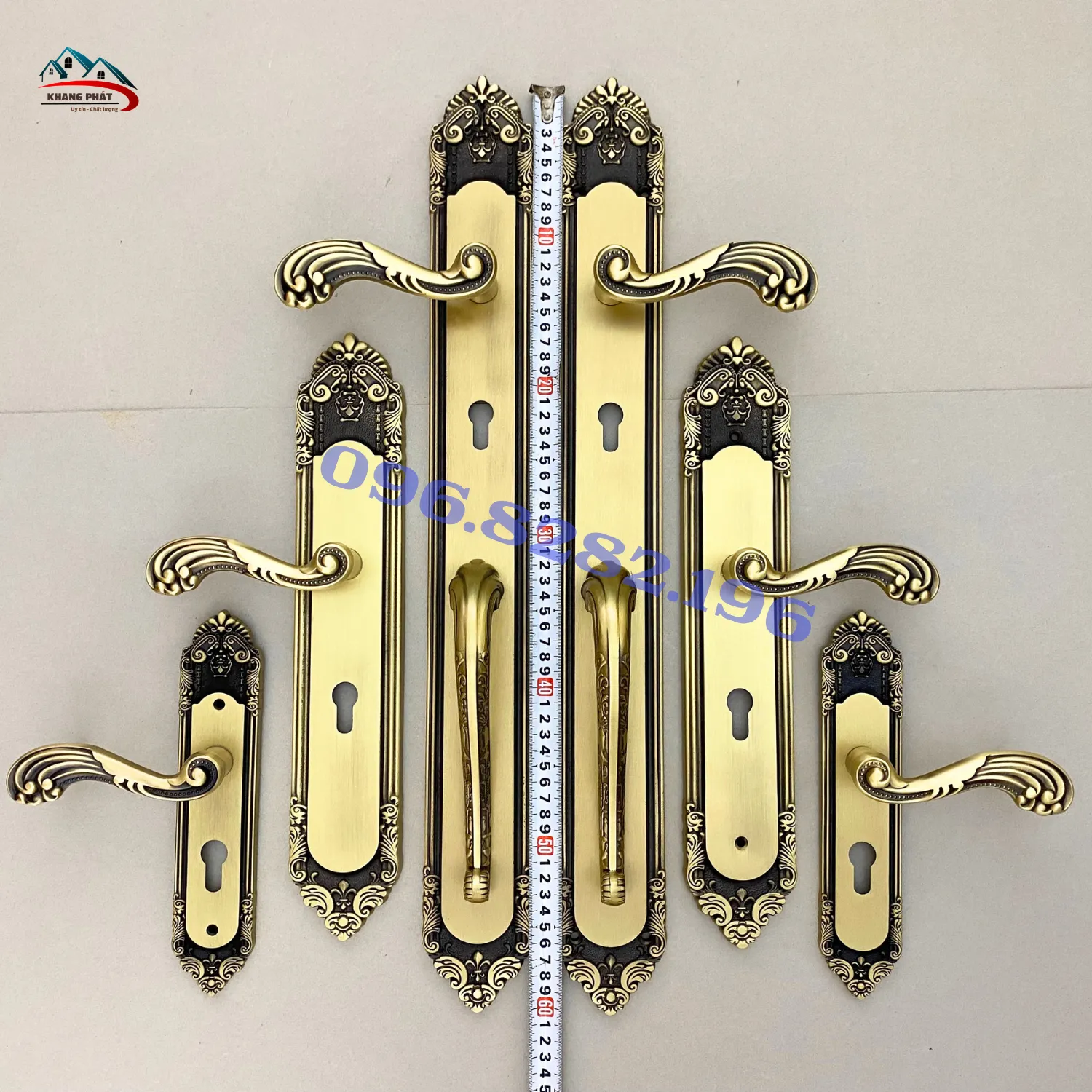 Bộ khóa KP3232 3 kích thước có thước đo