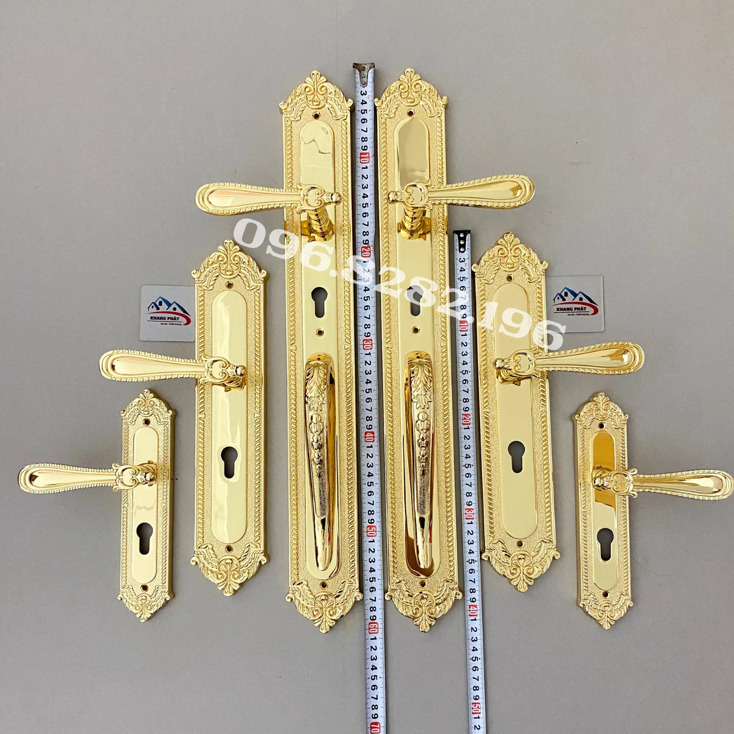 Bộ khóa KP666 25cm 38cm 60cm đồng bộ biệt thự