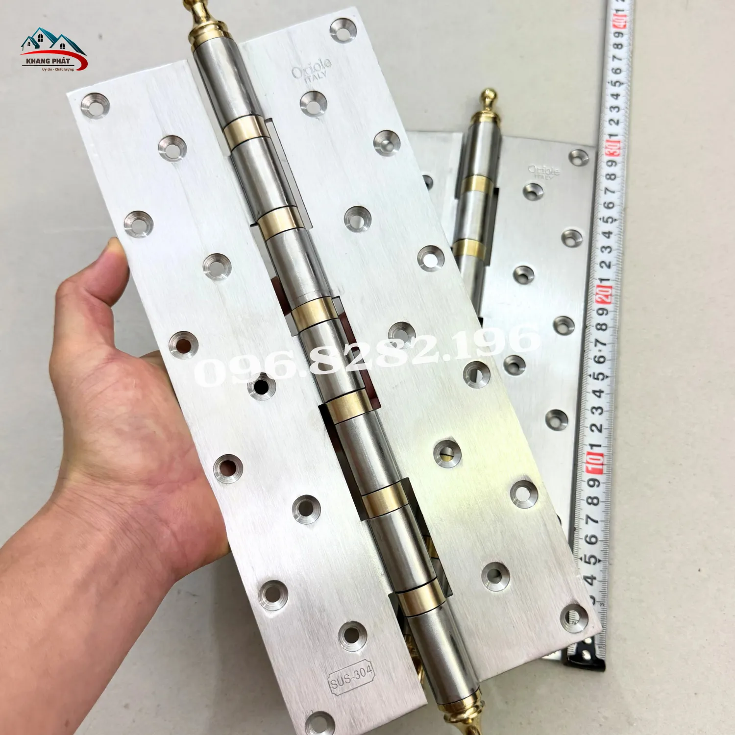 cầm bản lề inox 304 N30 thực tế